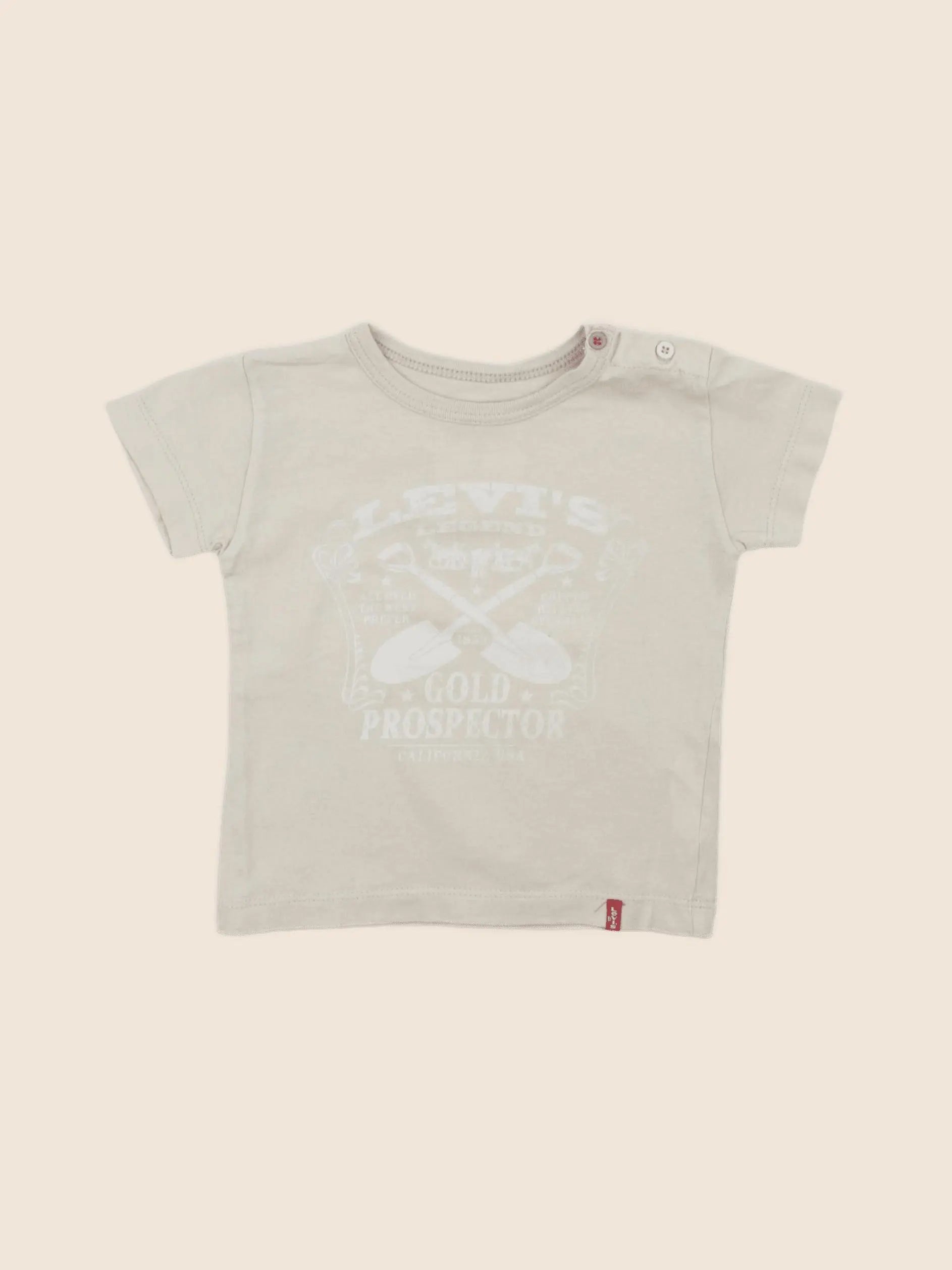 Levi's - tee-shirt beige - 6 mois