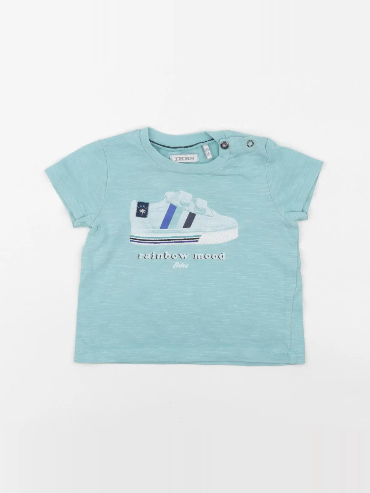 IKKS - tee-shirt bleu - 6 mois