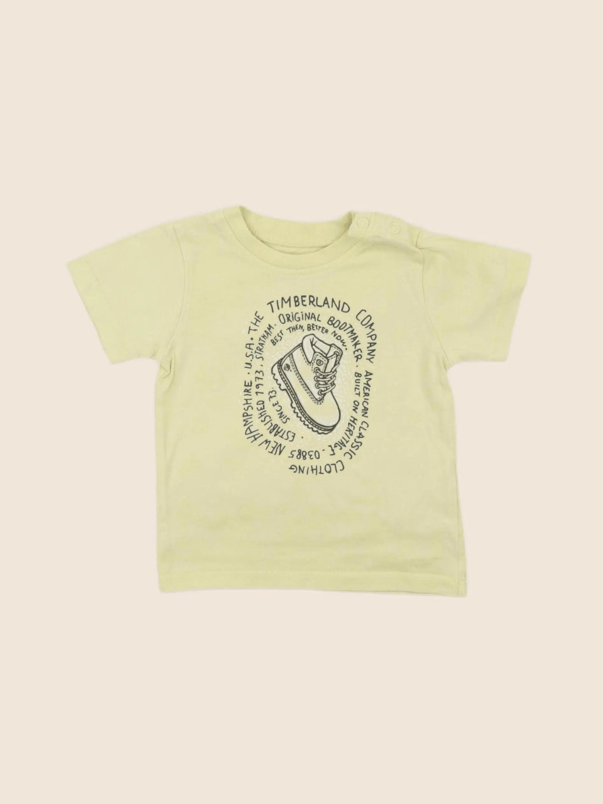 Timberland - tee-shirt jaune - 6 mois