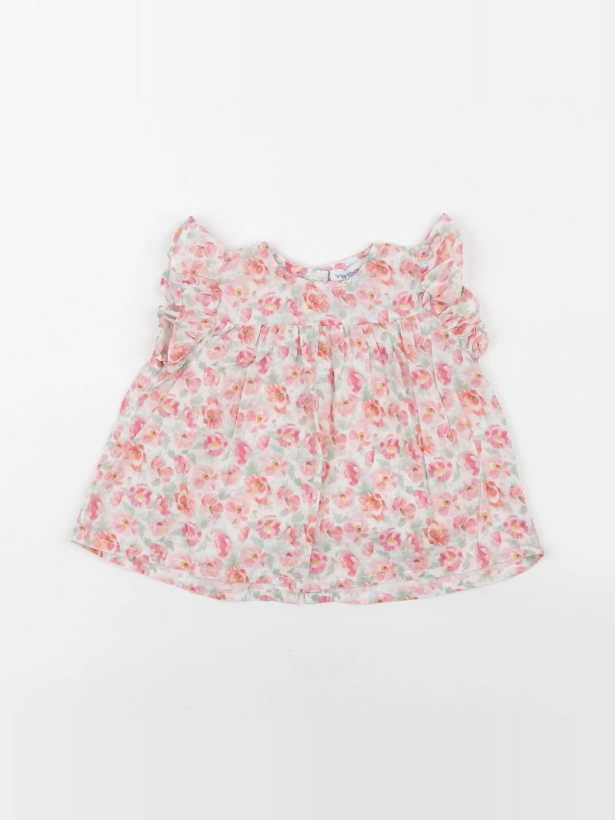 Vertbaudet - blouse rose - 6 mois