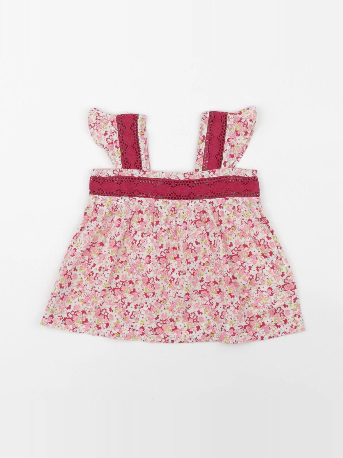 Jacadi - blouse rose - 6 mois