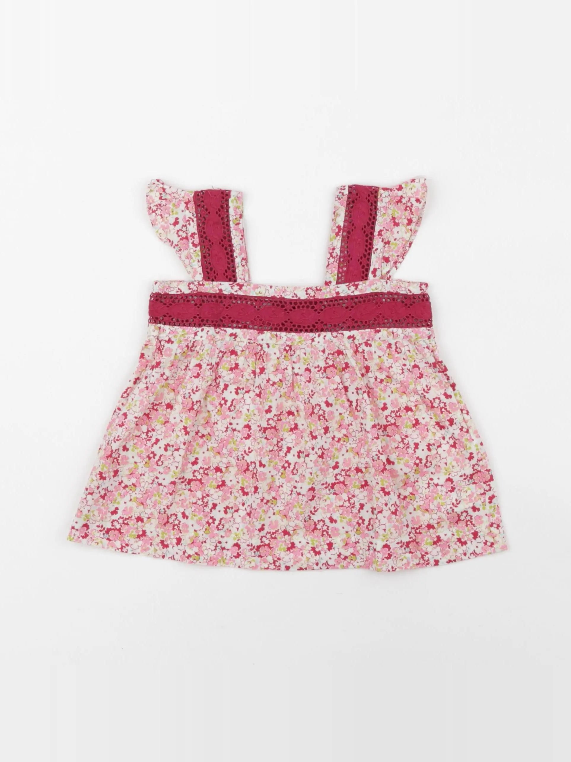 Jacadi - blouse rose - 6 mois
