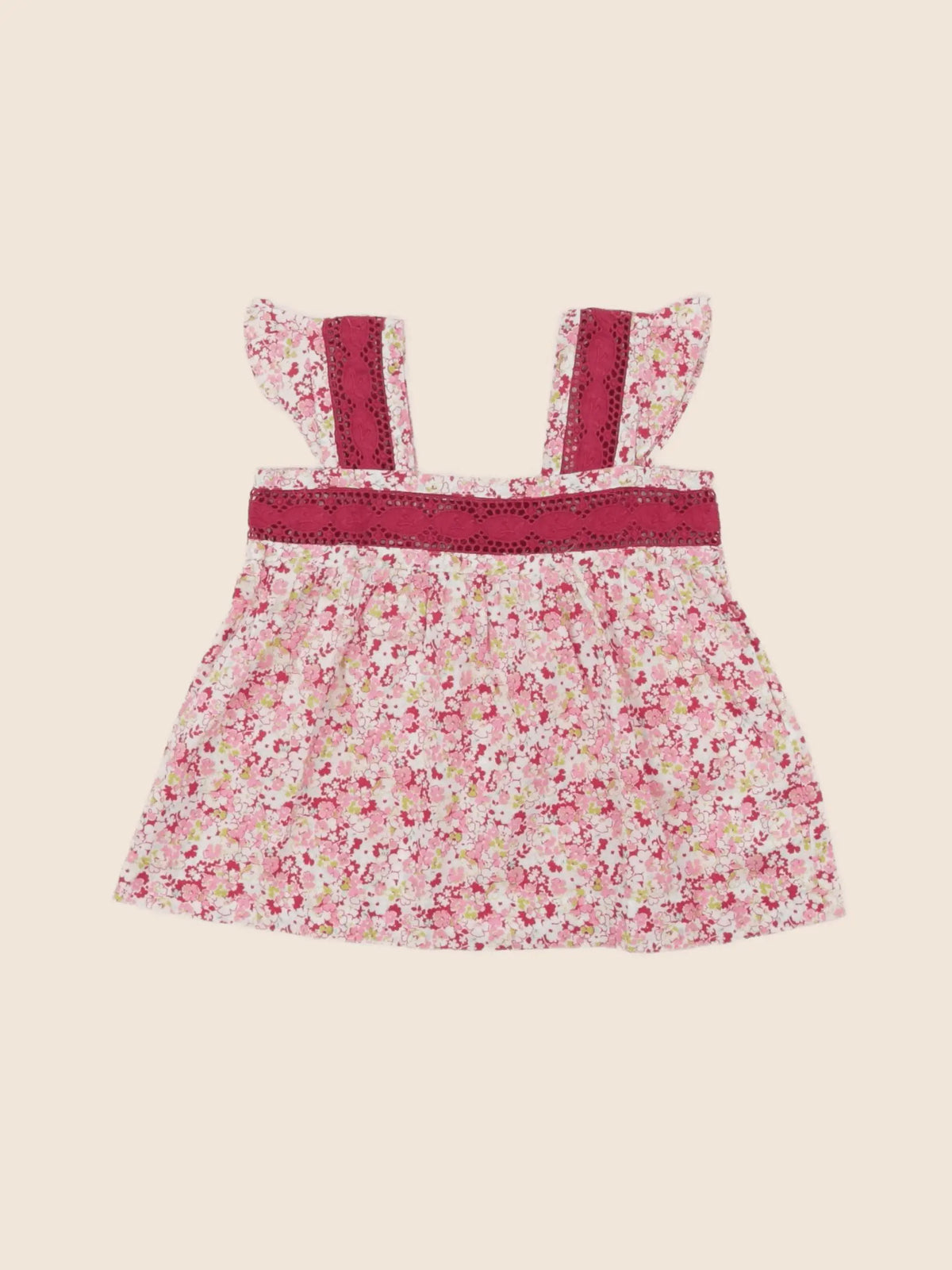 Jacadi - blouse rose - 6 mois