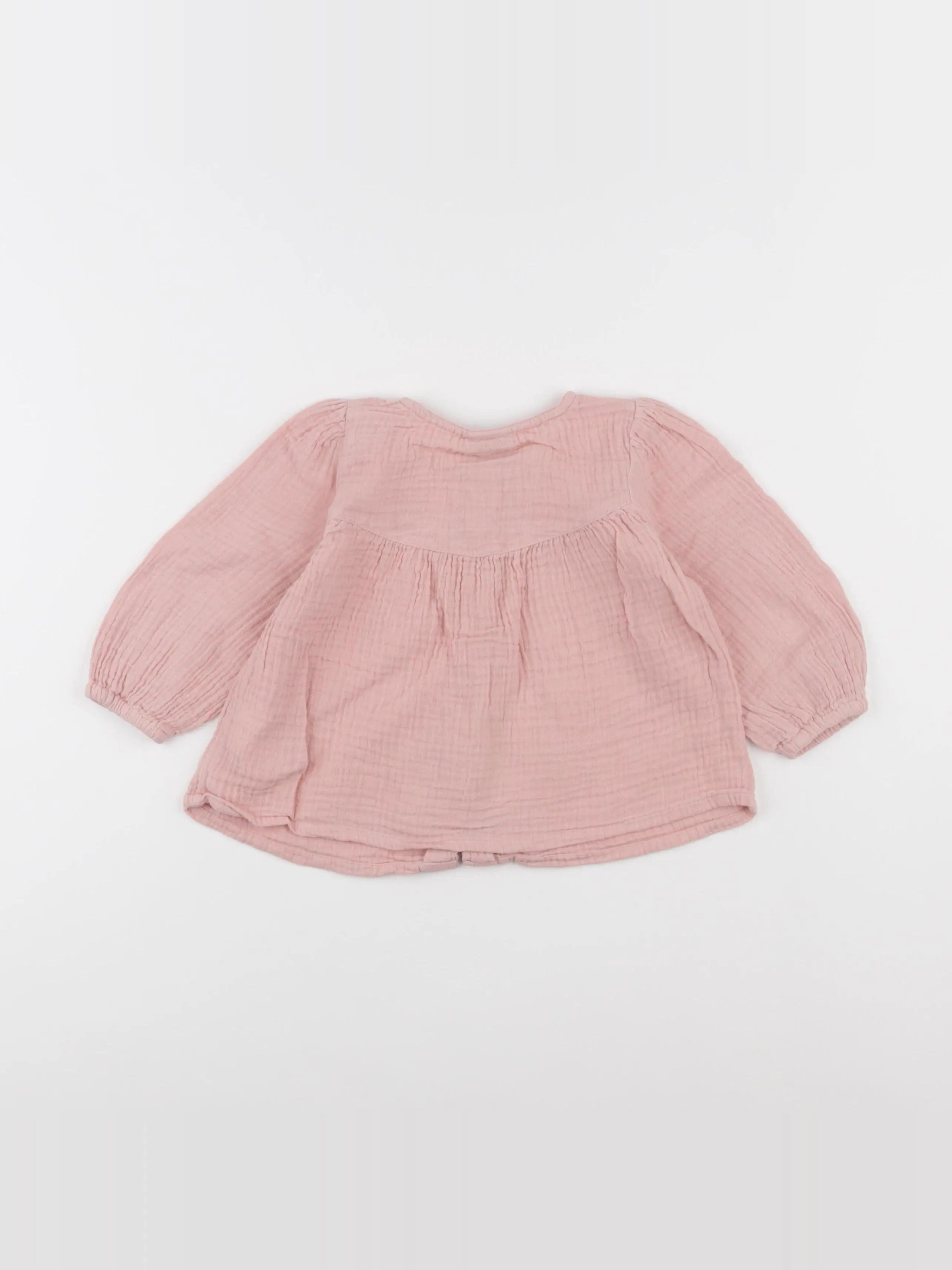 Tape à l'oeil - blouse rose - 12 mois