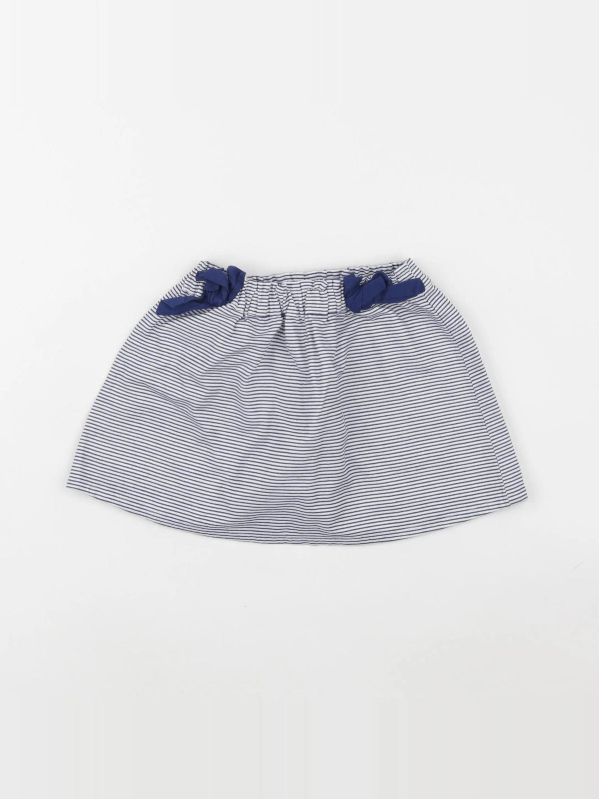 Vertbaudet - jupe blanc, bleu - 2 ans