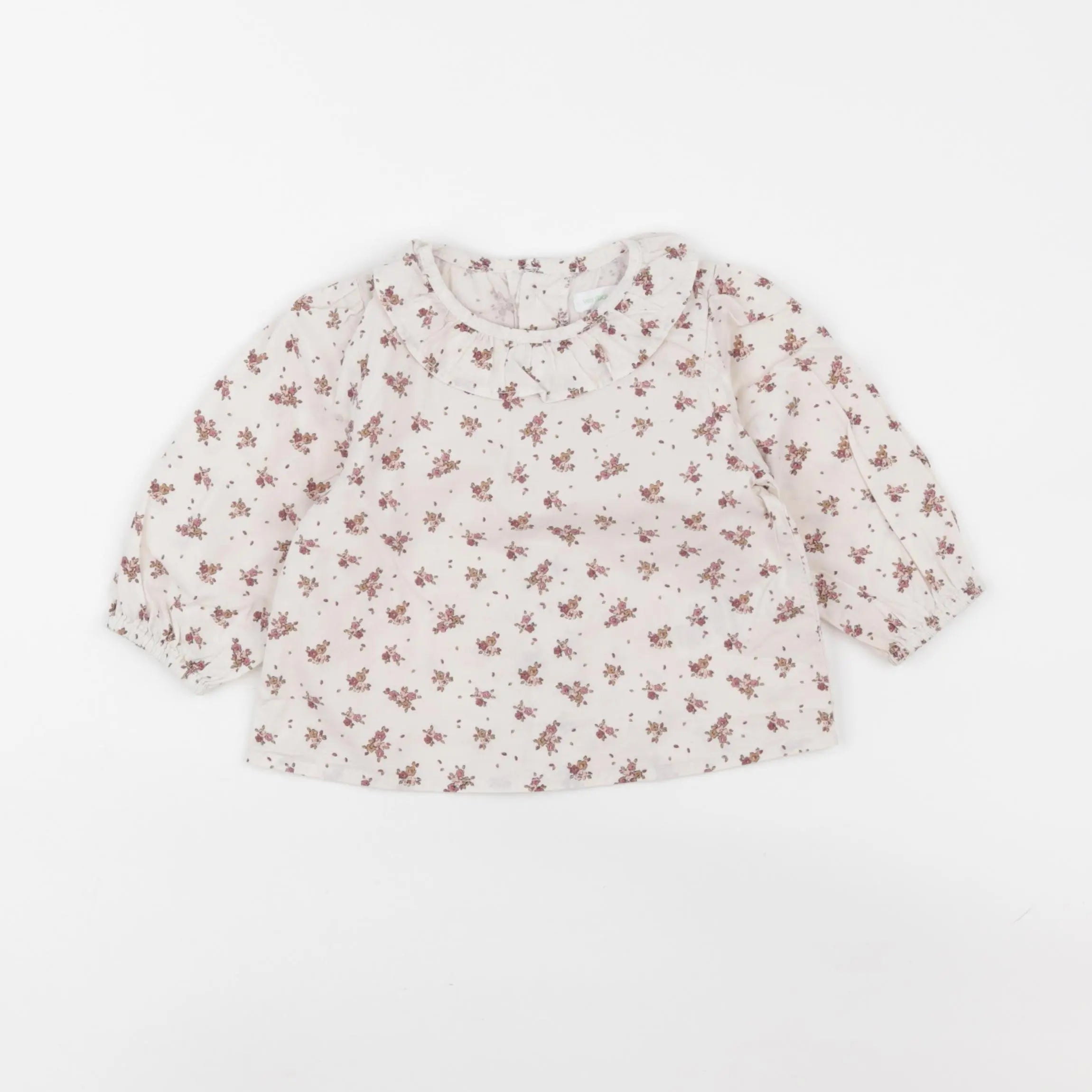 Vertbaudet - blouse beige - 9 mois