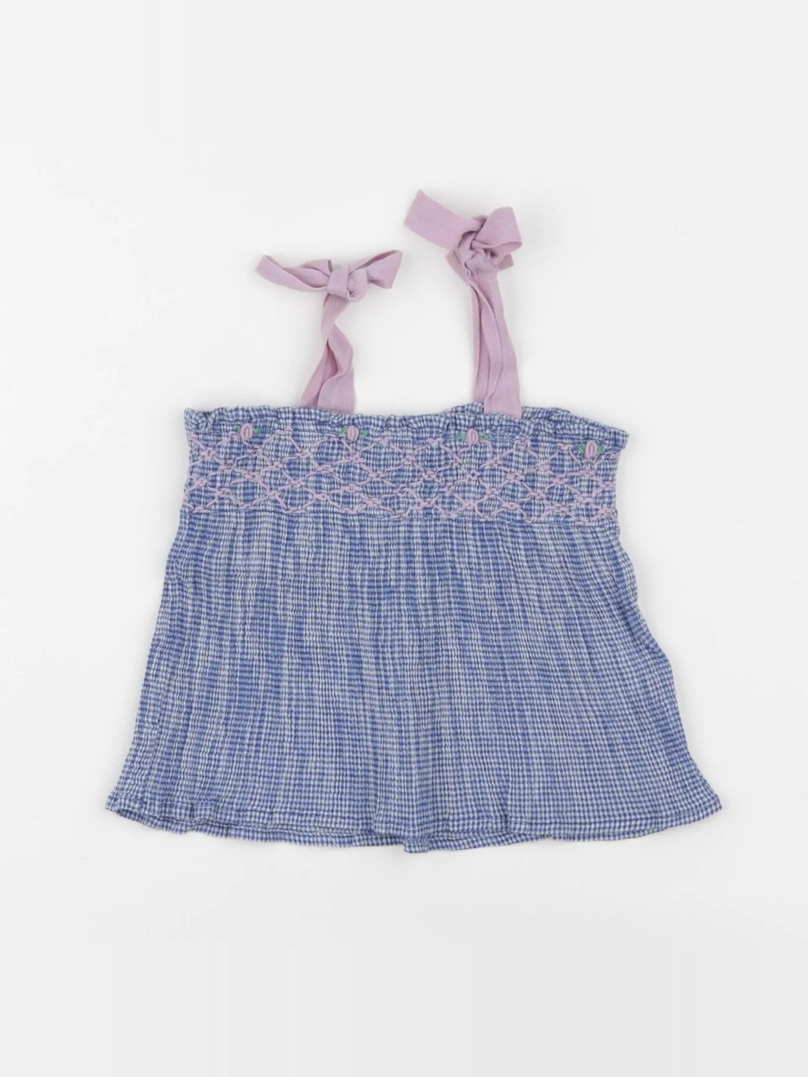 Emile et Ida - blouse bleu - 6 mois