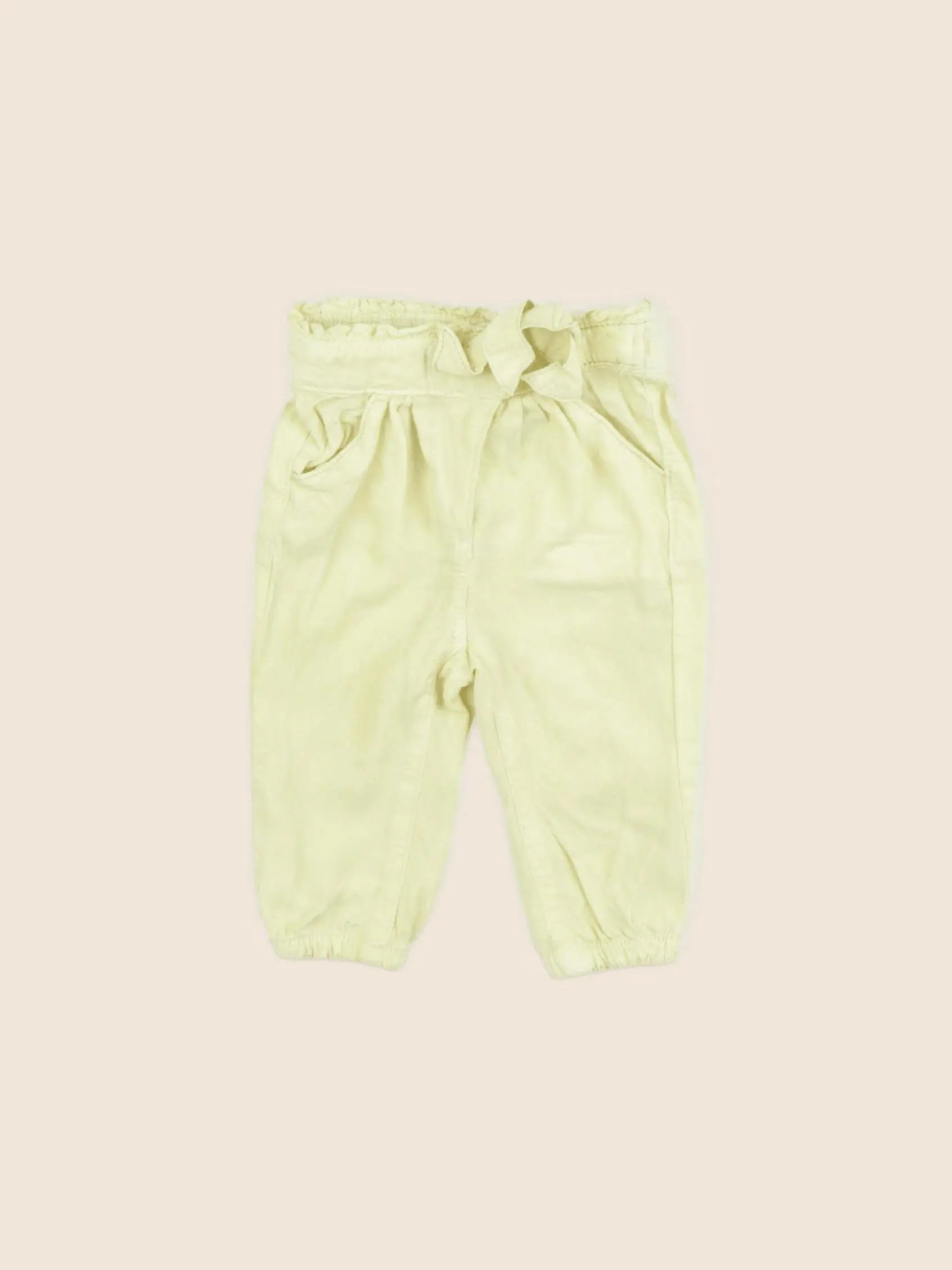 Tape à l'oeil - pantalon jaune - 3 mois