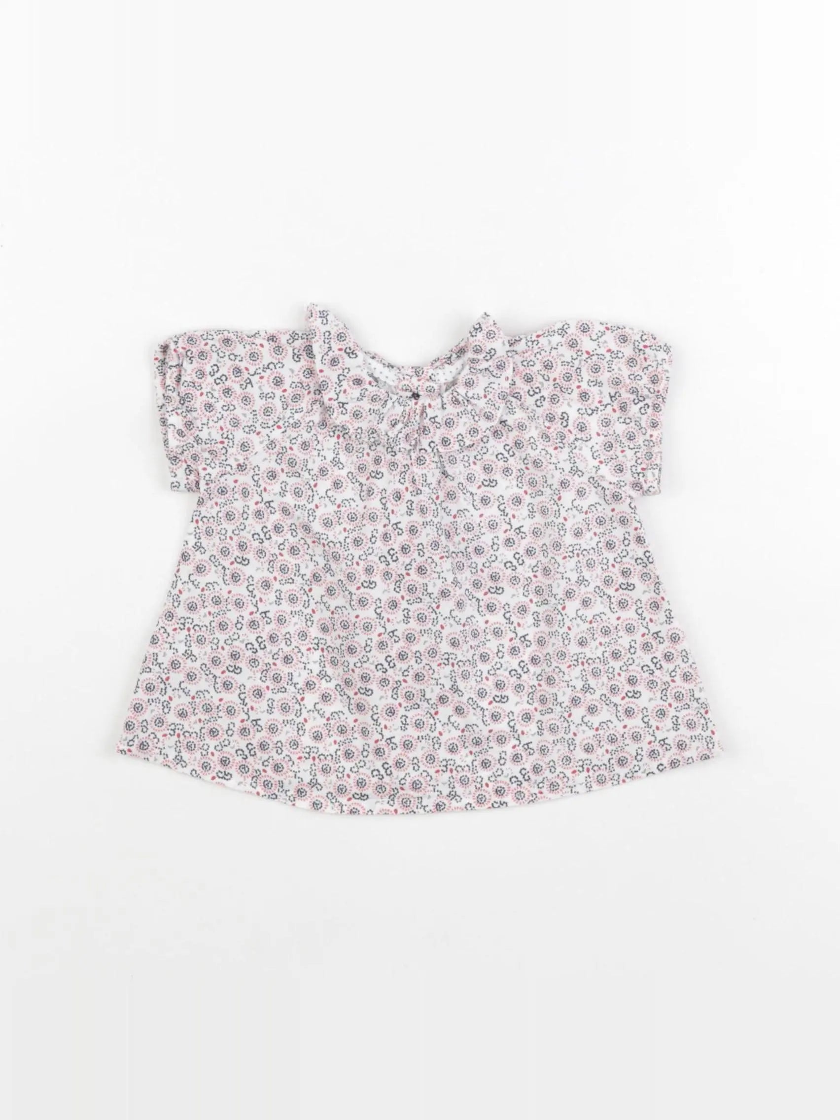 Petit Bateau - blouse blanc - 3 mois