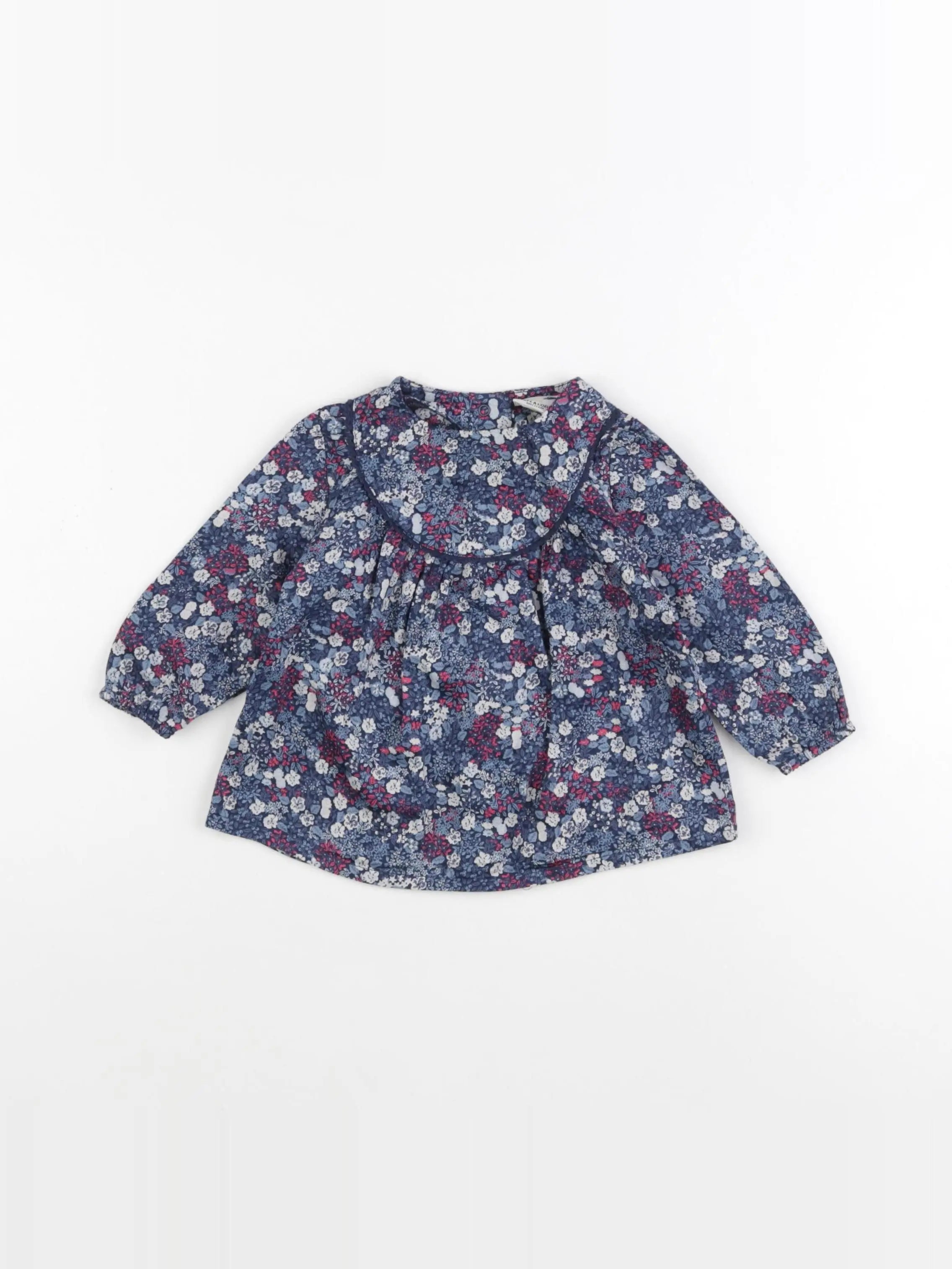 Tape à l'oeil - blouse bleu - 9 mois