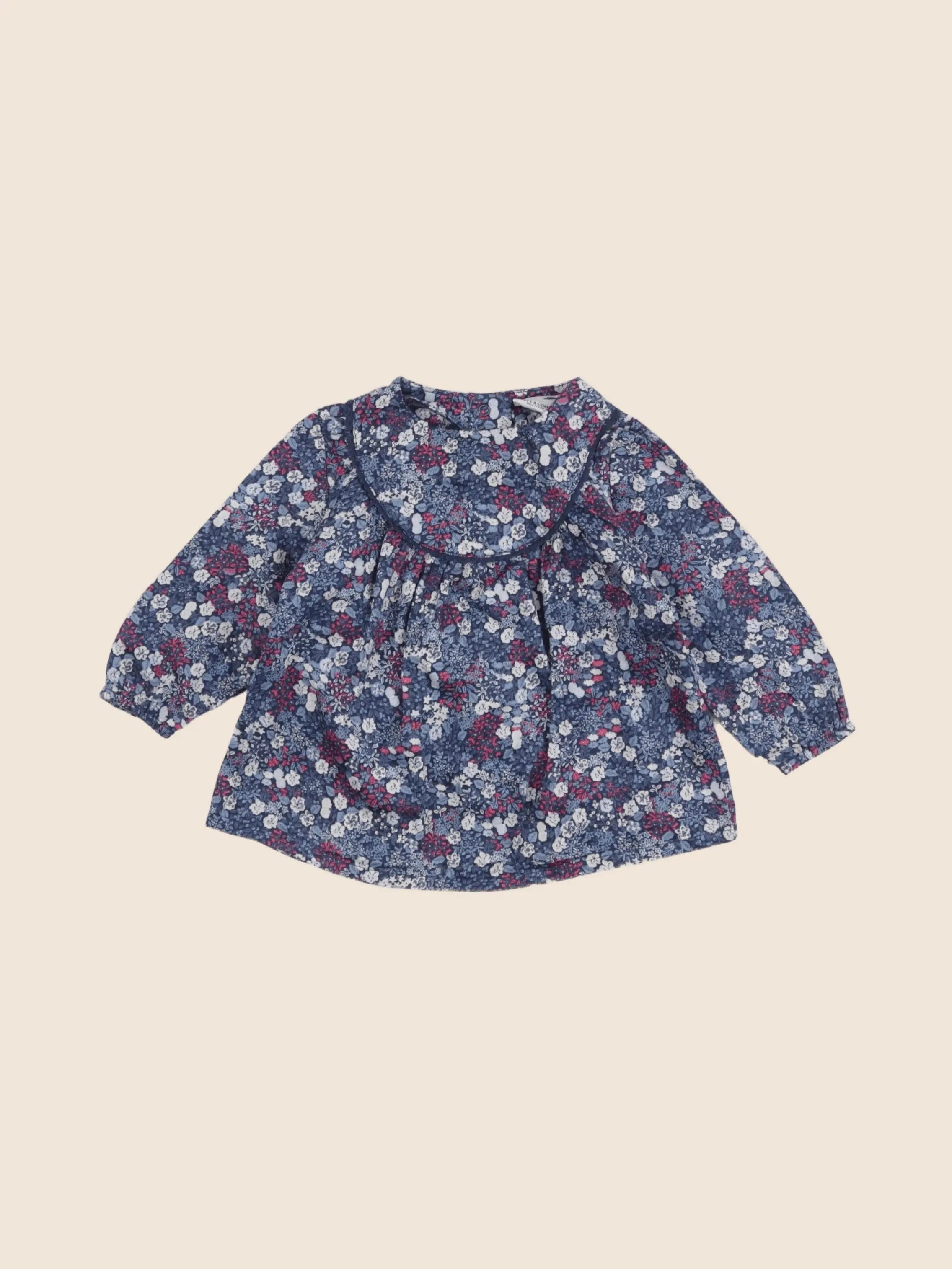 Tape à l'oeil - blouse bleu - 9 mois