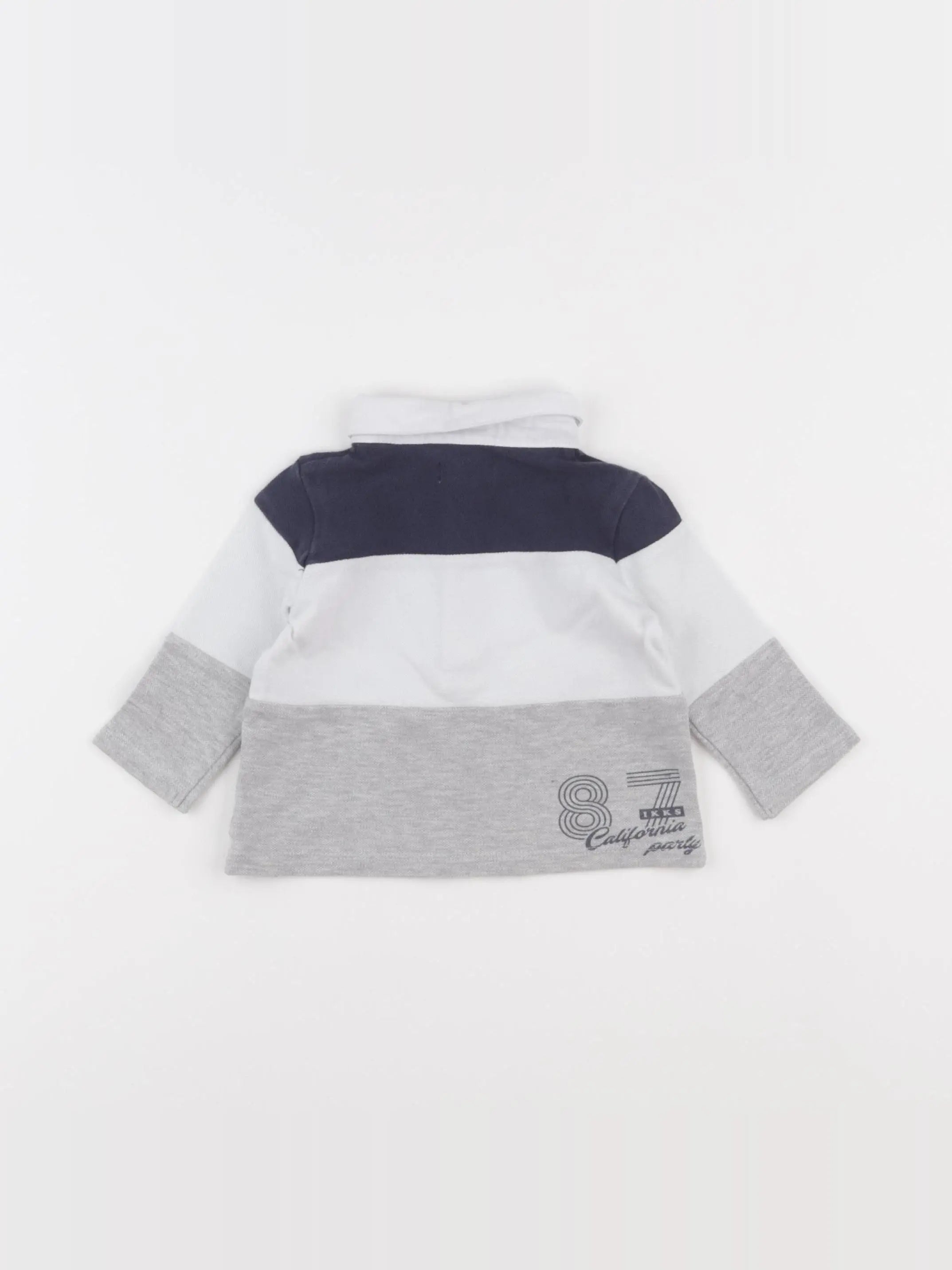 IKKS - polo imprimé au dos multicolore - 6 mois