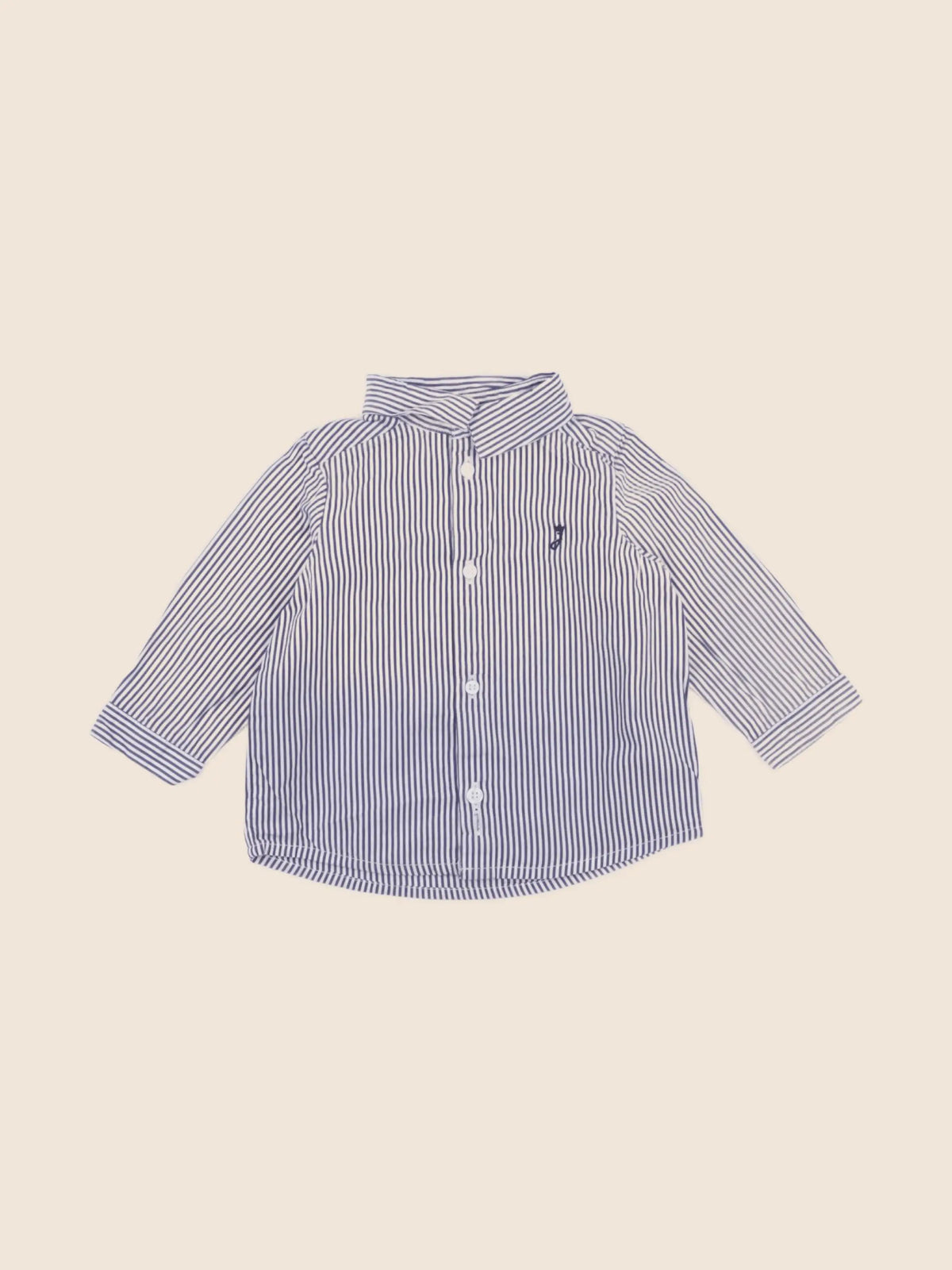 Jacadi - chemise bleu - 6 mois