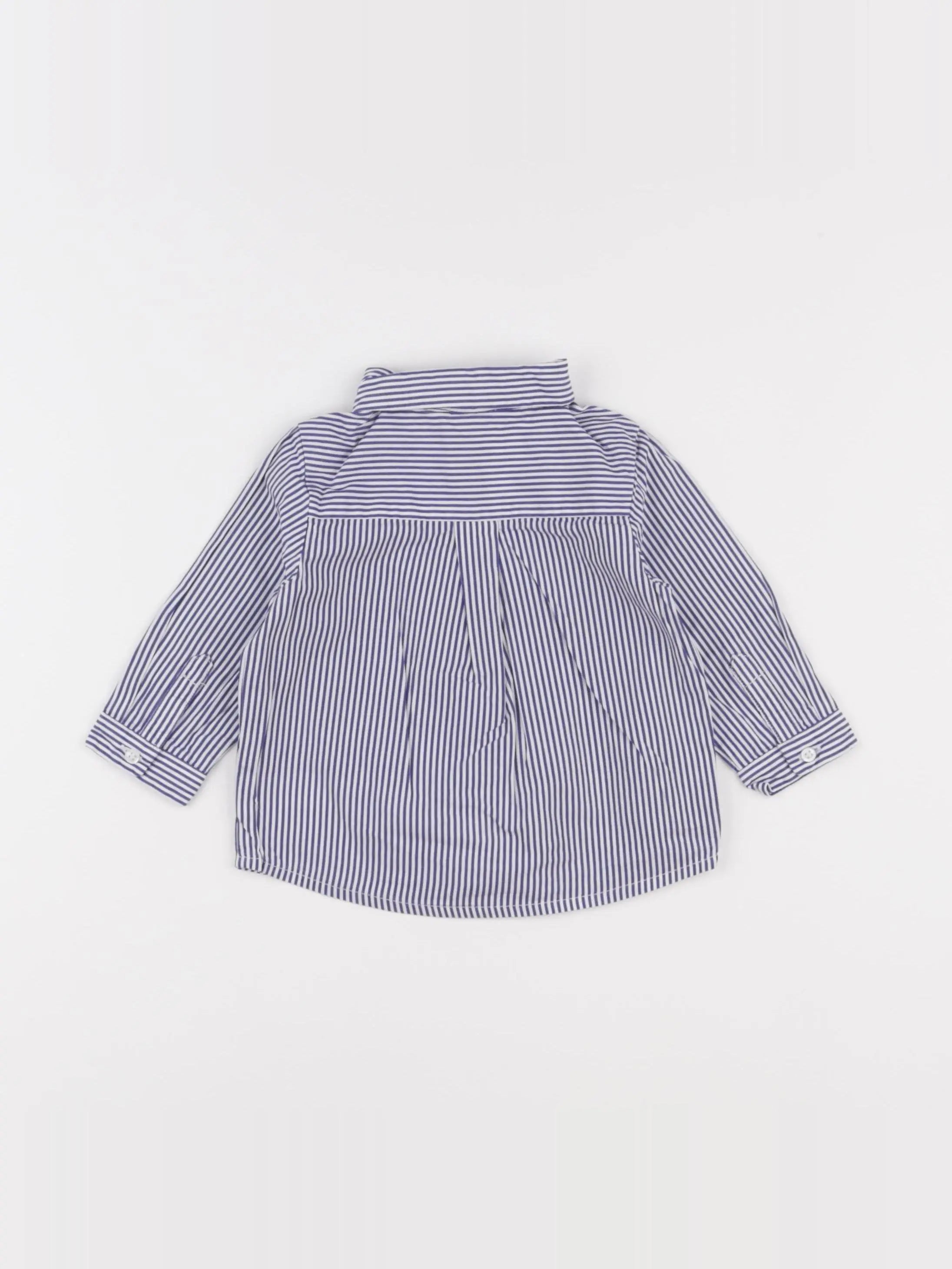 Jacadi - chemise bleu - 6 mois
