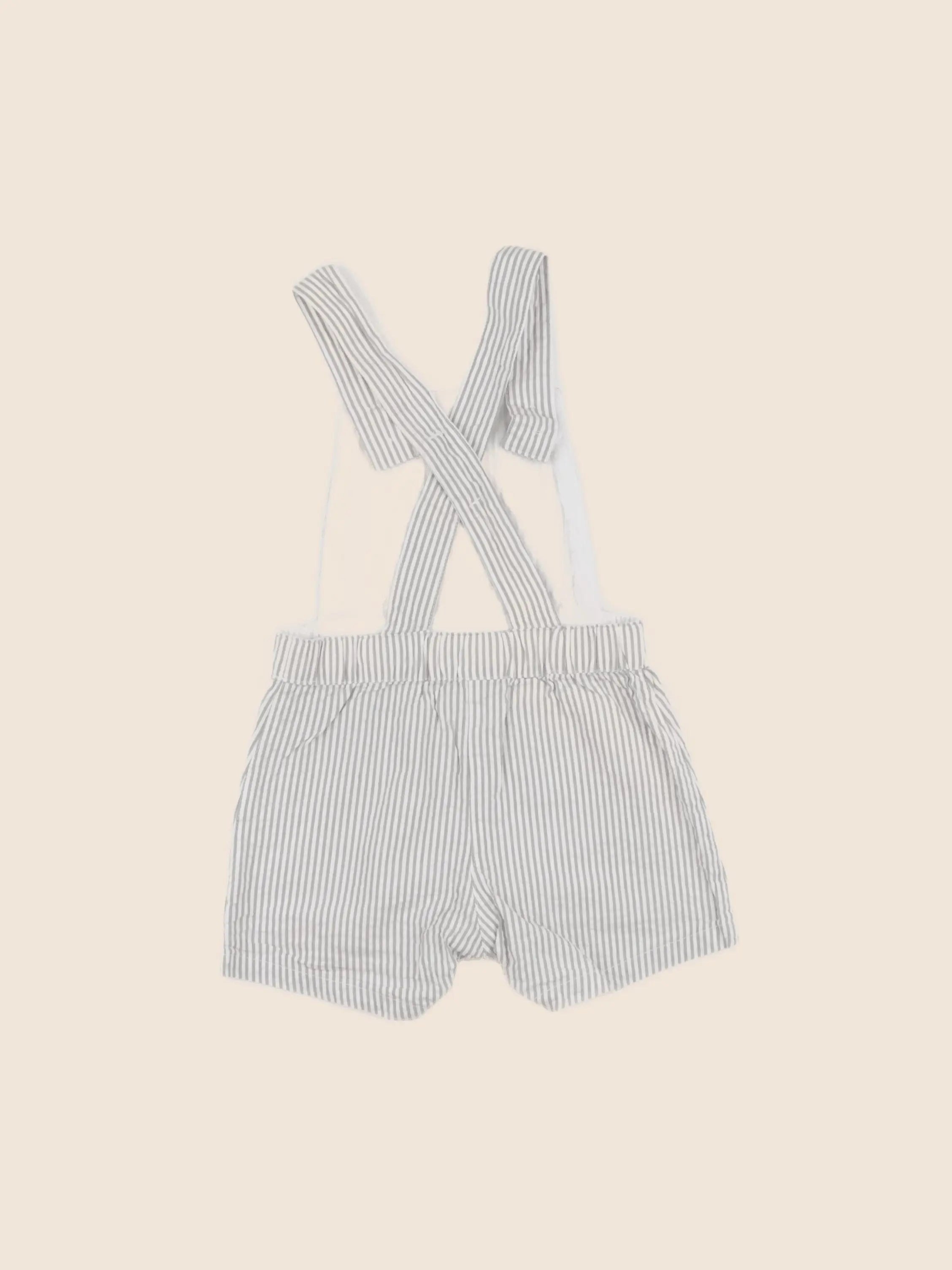 Petit Bateau - salopette multicolore - 6 mois