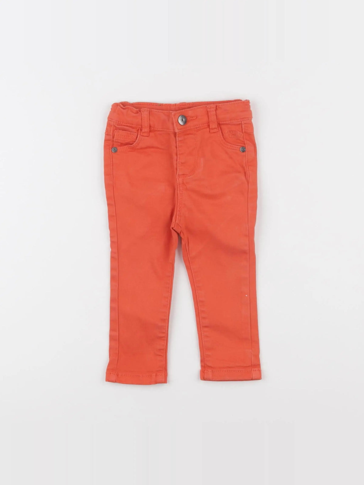 Tape à l'oeil - pantalon orange - 6 mois
