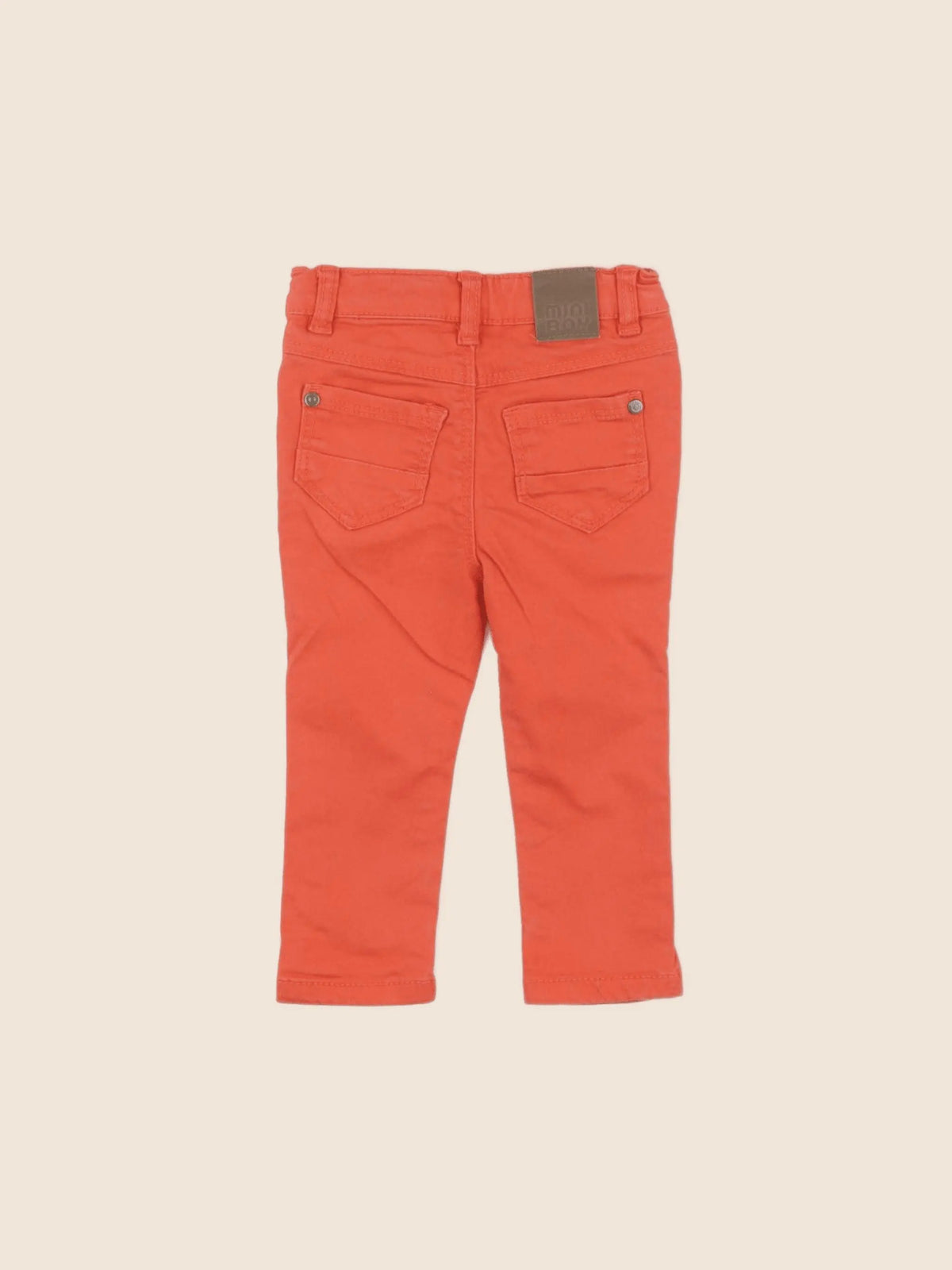 Tape à l'oeil - pantalon orange - 6 mois