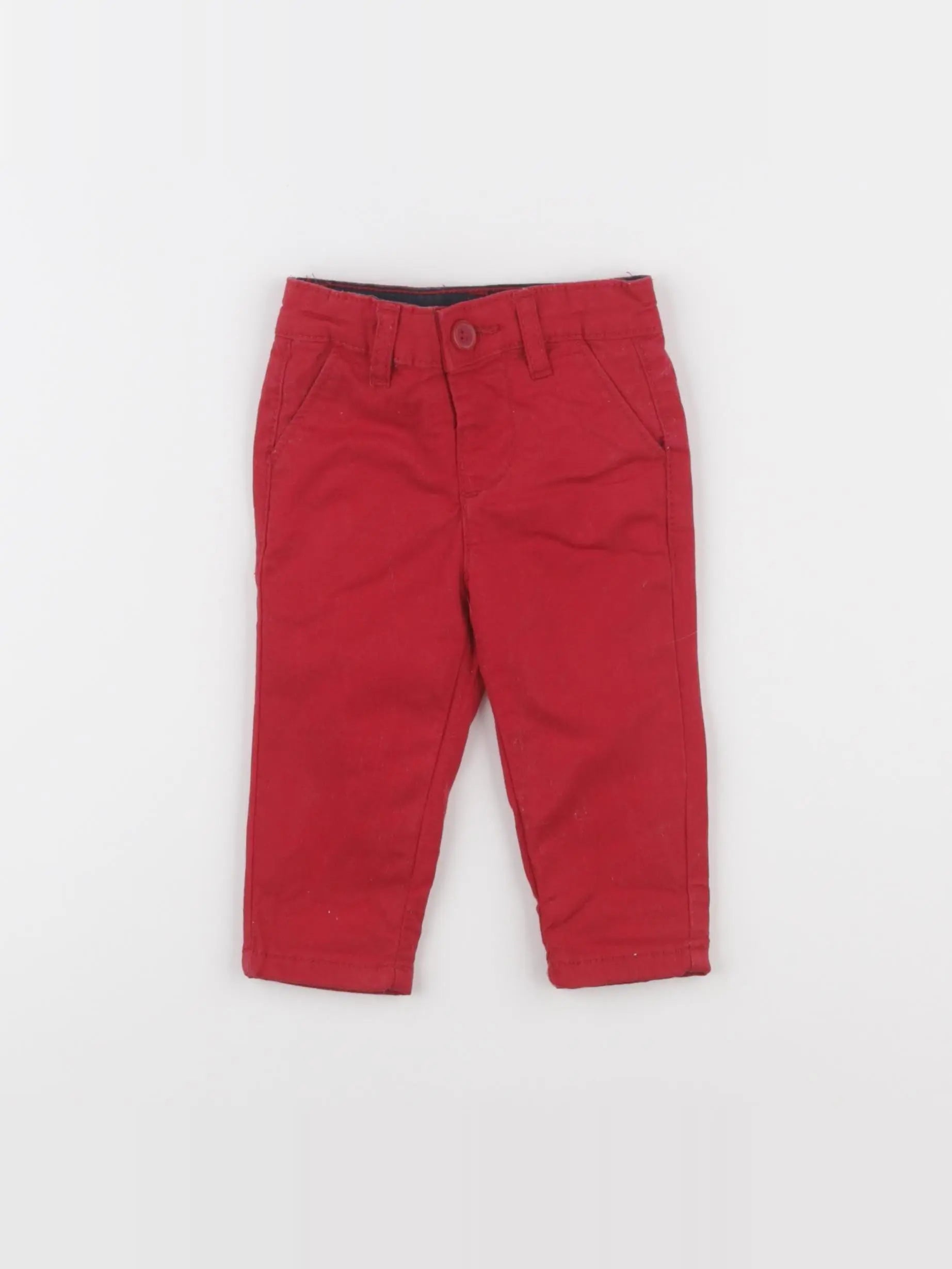 Tape à l'oeil - pantalon rouge - 3 mois