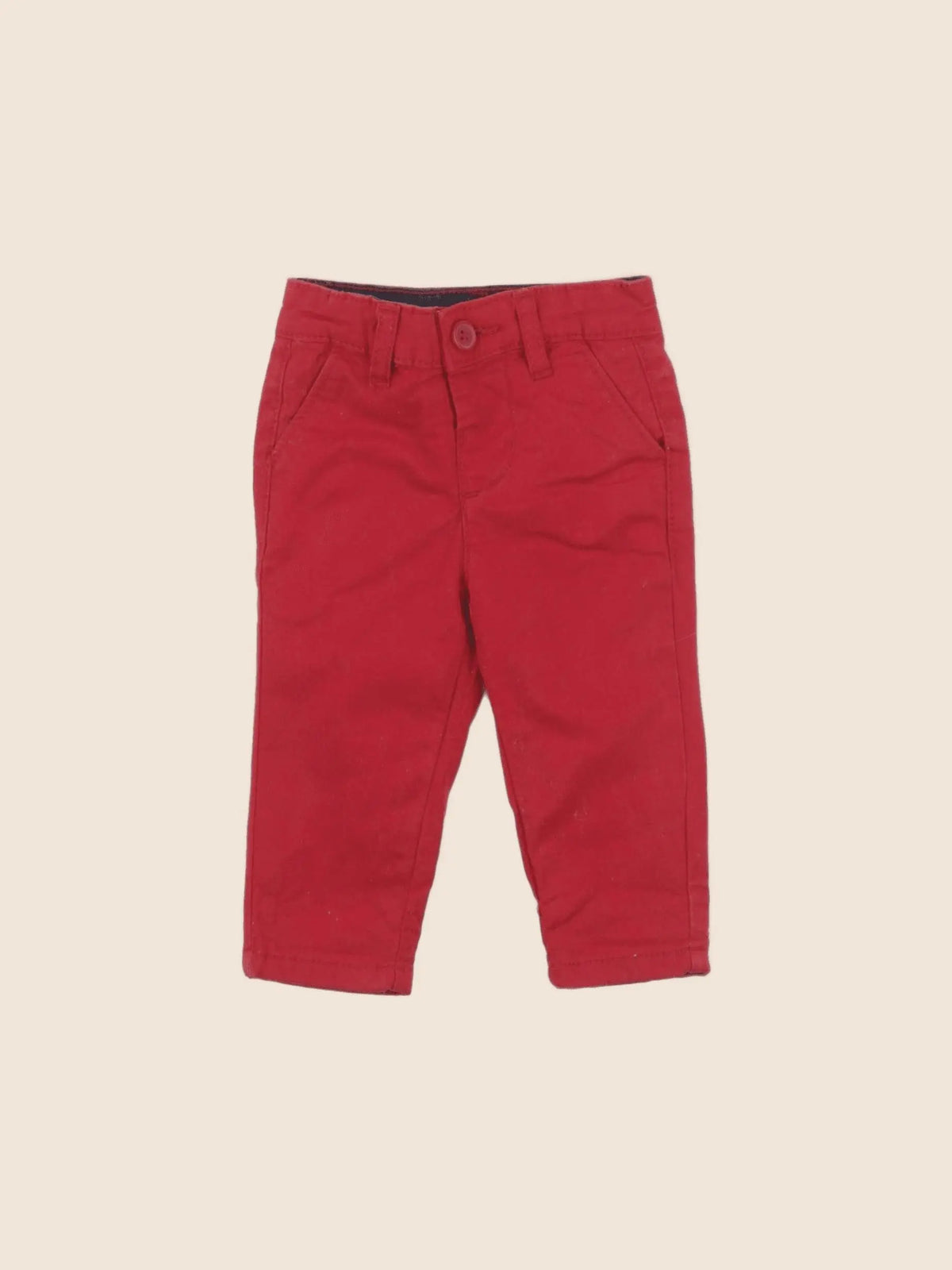 Tape à l'oeil - pantalon rouge - 3 mois