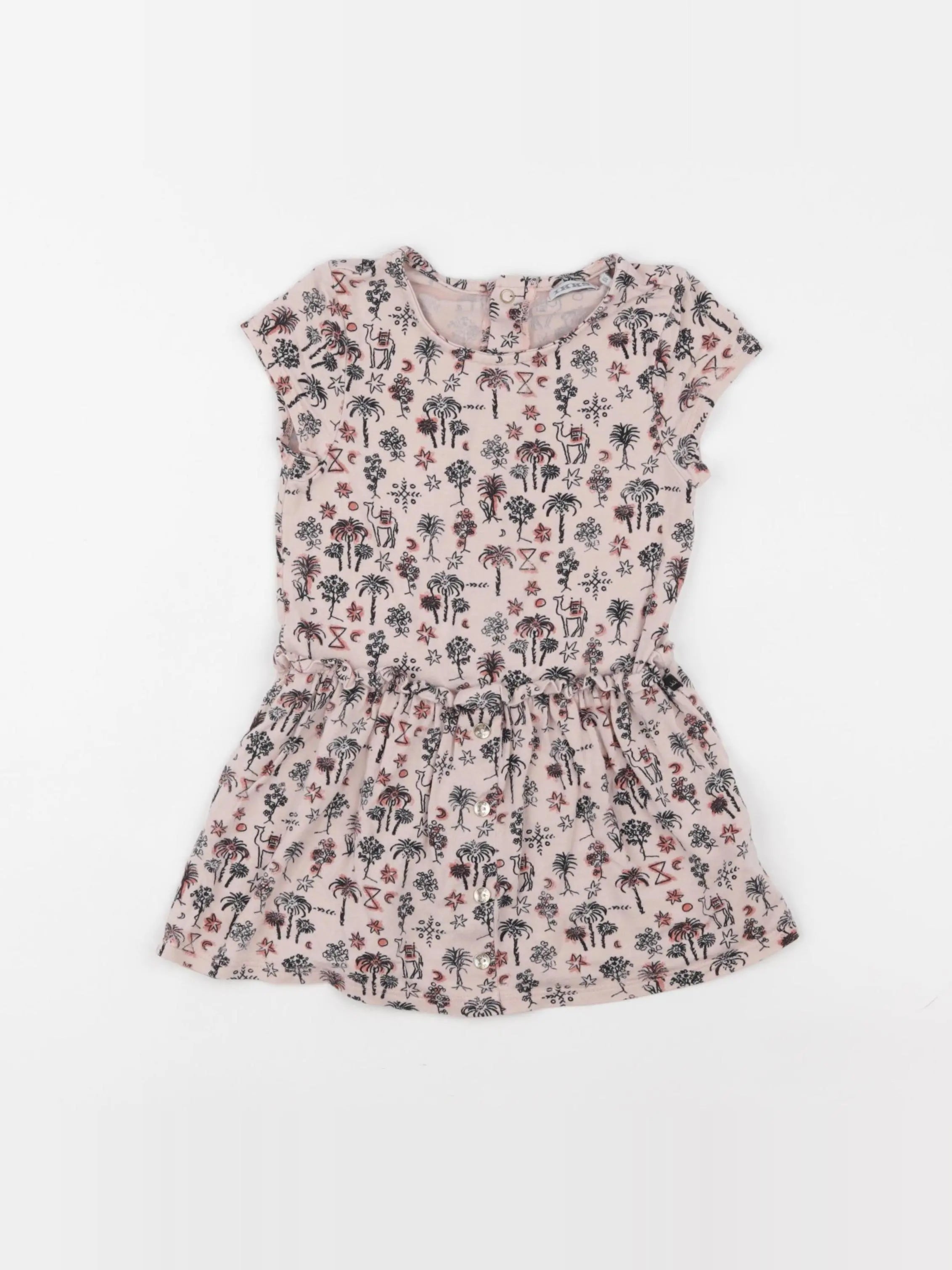 IKKS - robe rose - 2 ans