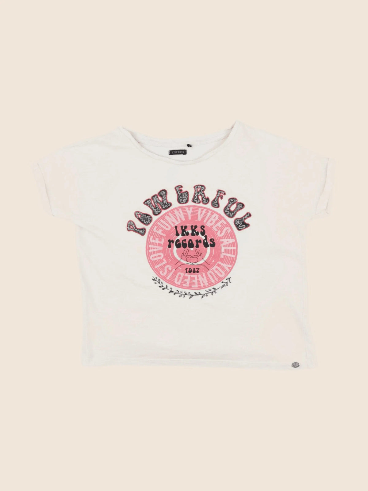 IKKS - tee-shirt beige - 12 ans