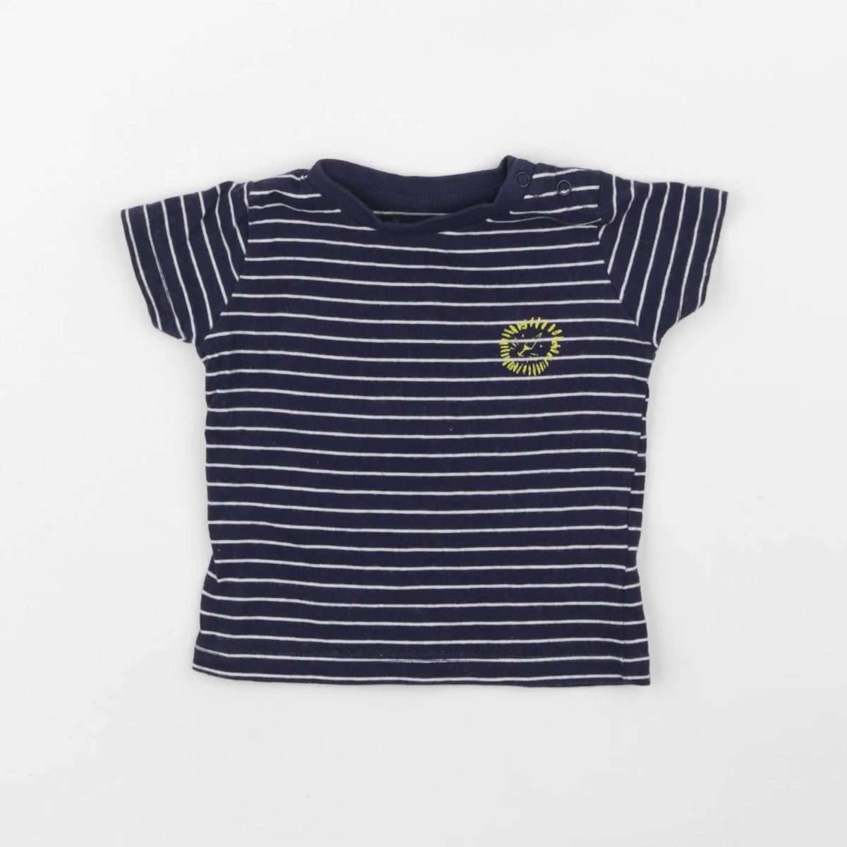 Vertbaudet - tee-shirt bleu - 3 mois