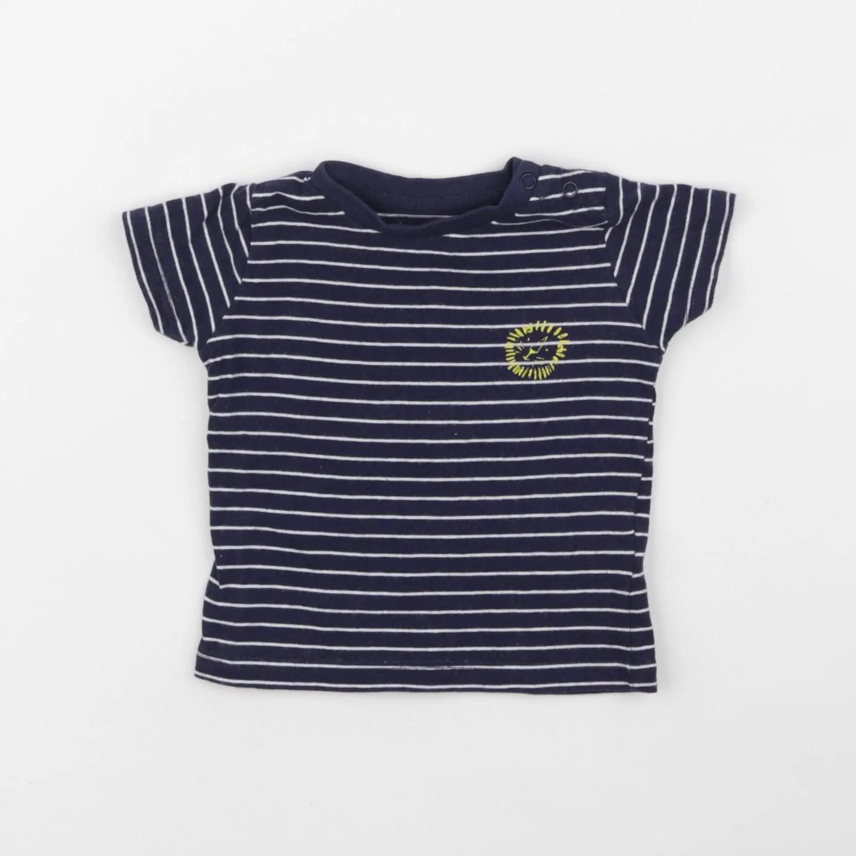 Vertbaudet - tee-shirt bleu - 3 mois