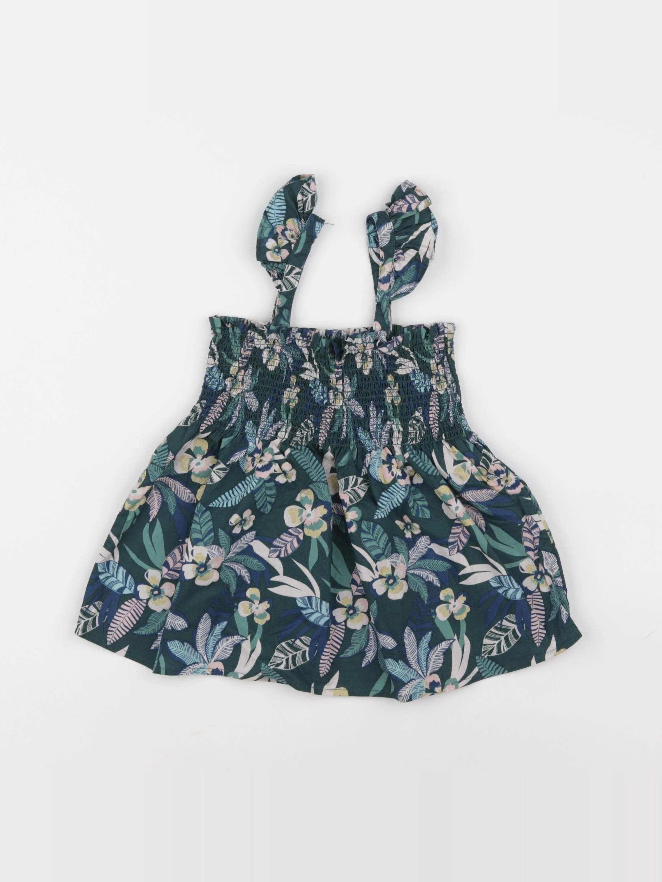 Vertbaudet - blouse vert - 7 ans