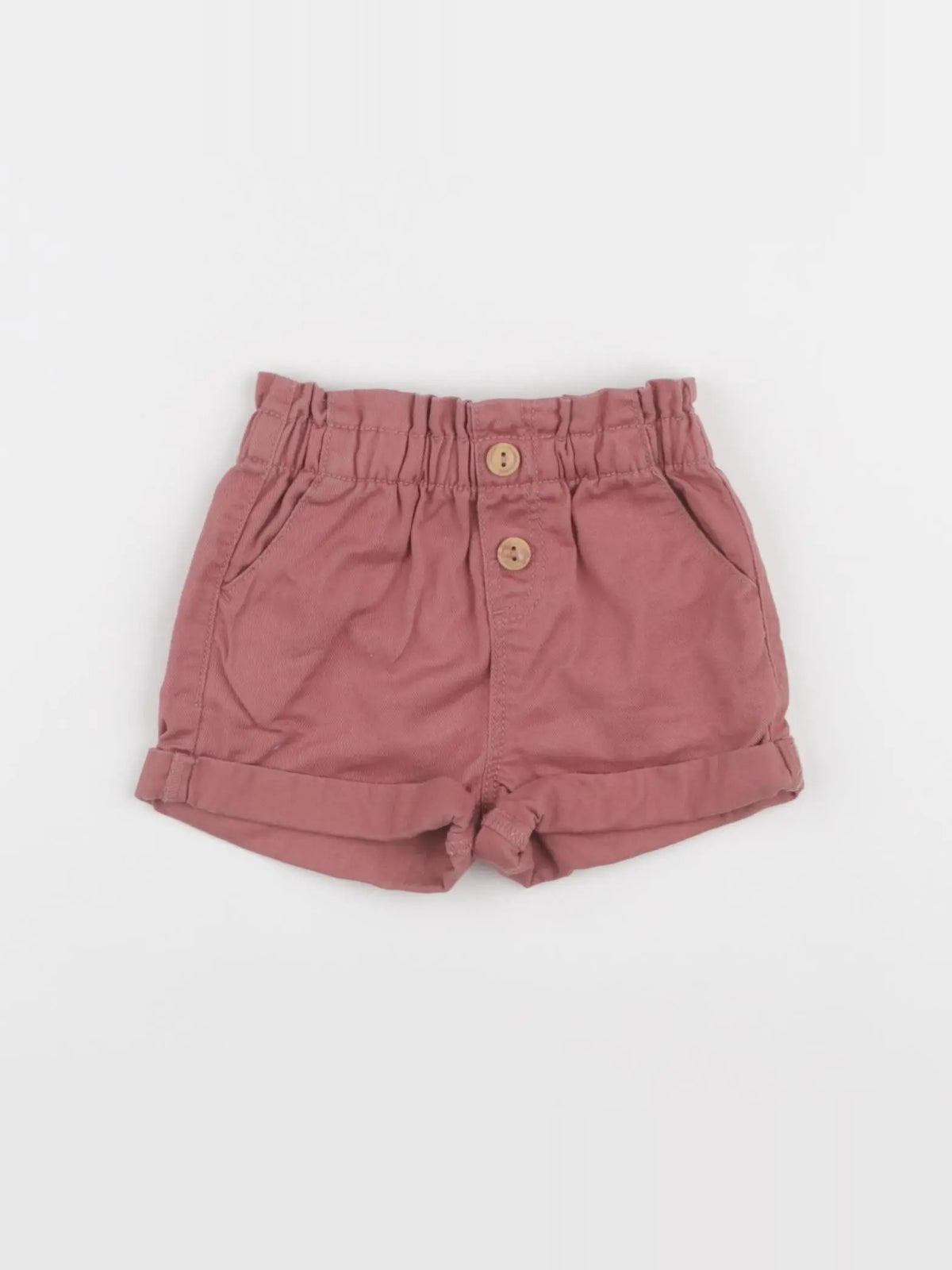 Vertbaudet - short rose - 12 mois