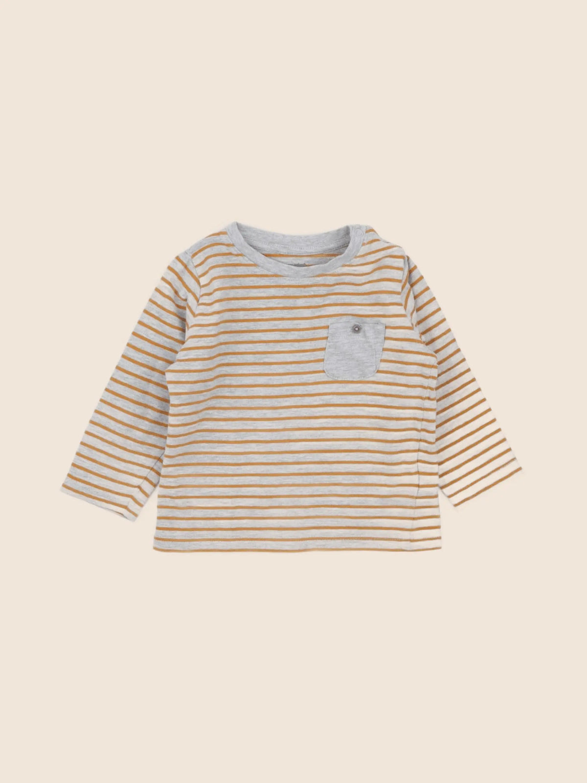Vertbaudet - tee-shirt jaune - 12 mois