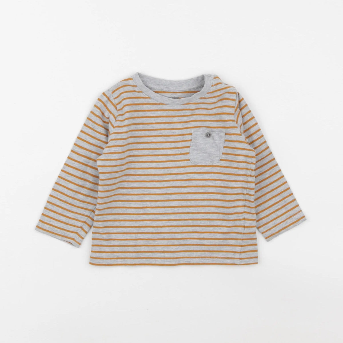 Vertbaudet - tee-shirt jaune - 12 mois