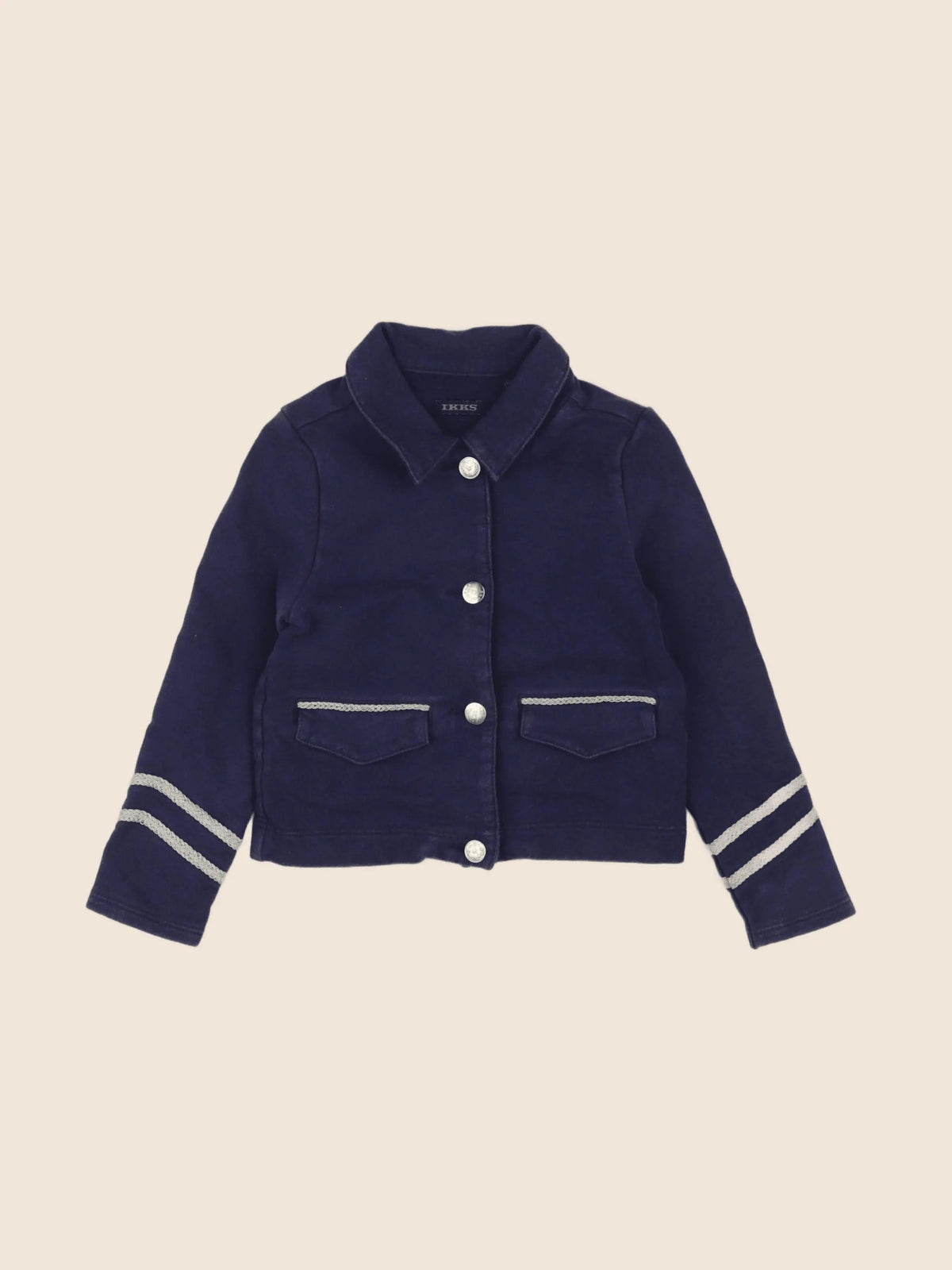 IKKS - sweat bleu - 4 ans