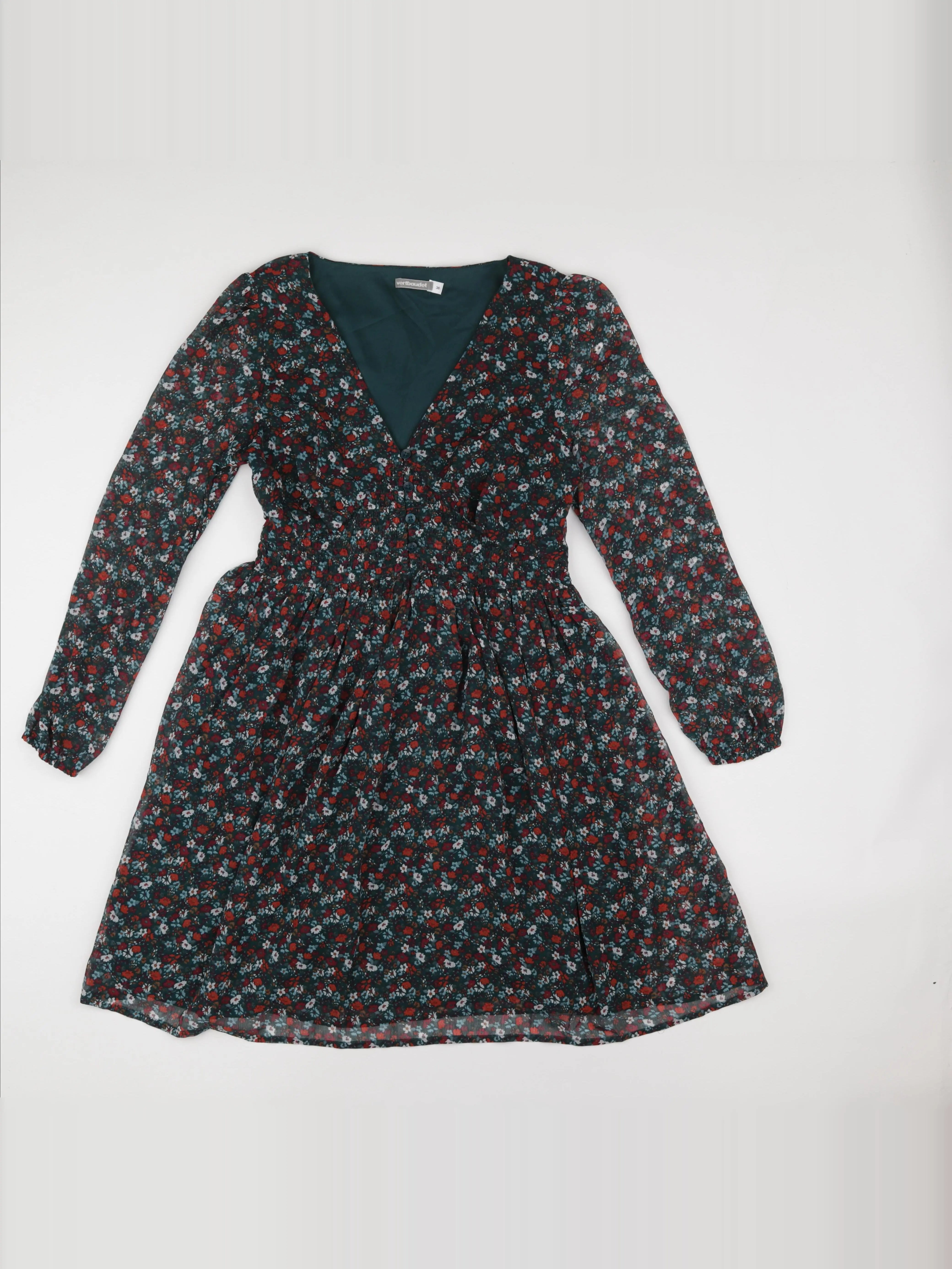 Vertbaudet - robe grossesse vert - 36