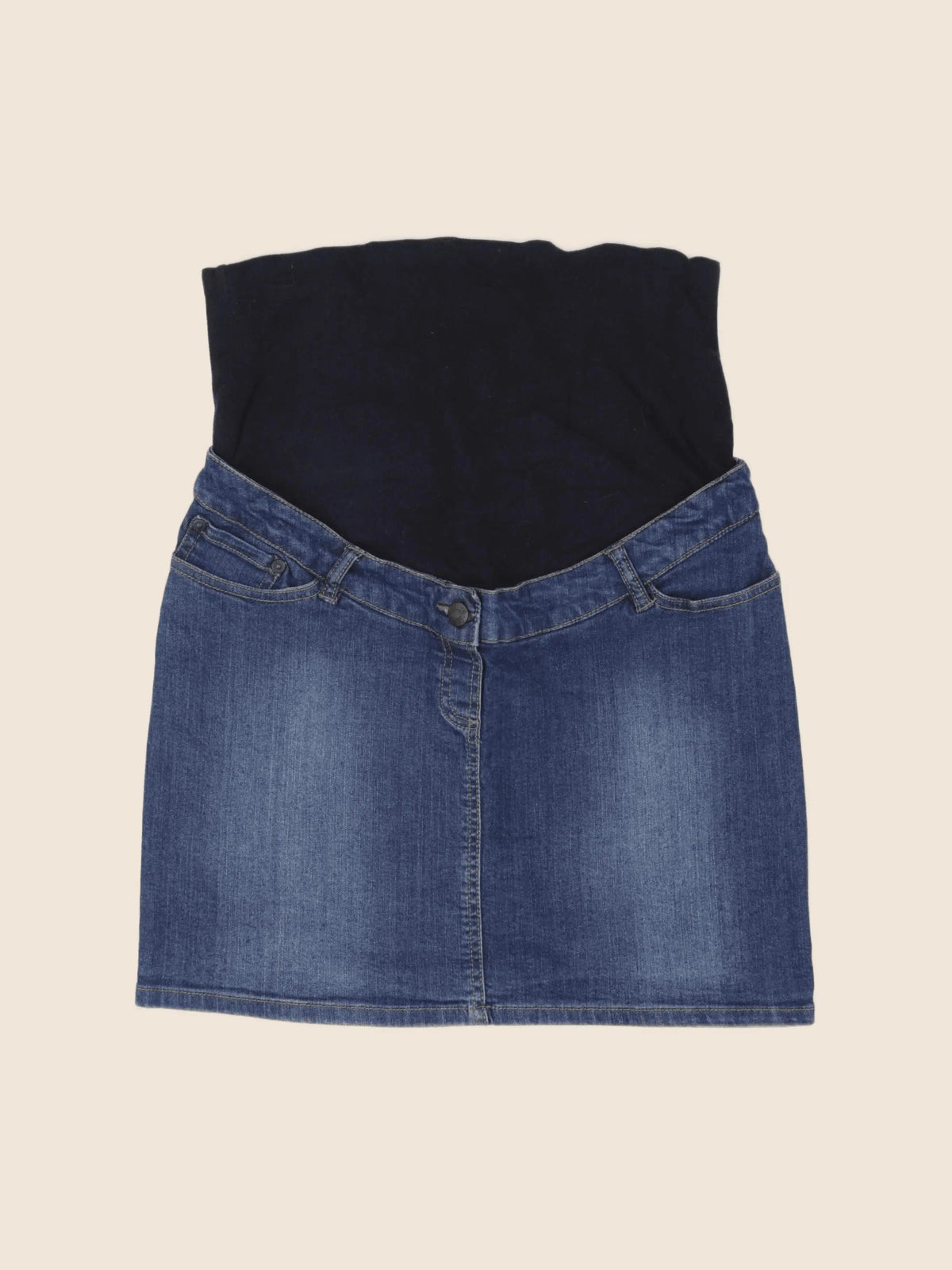 Vertbaudet - jupe grossesse bleu - 36