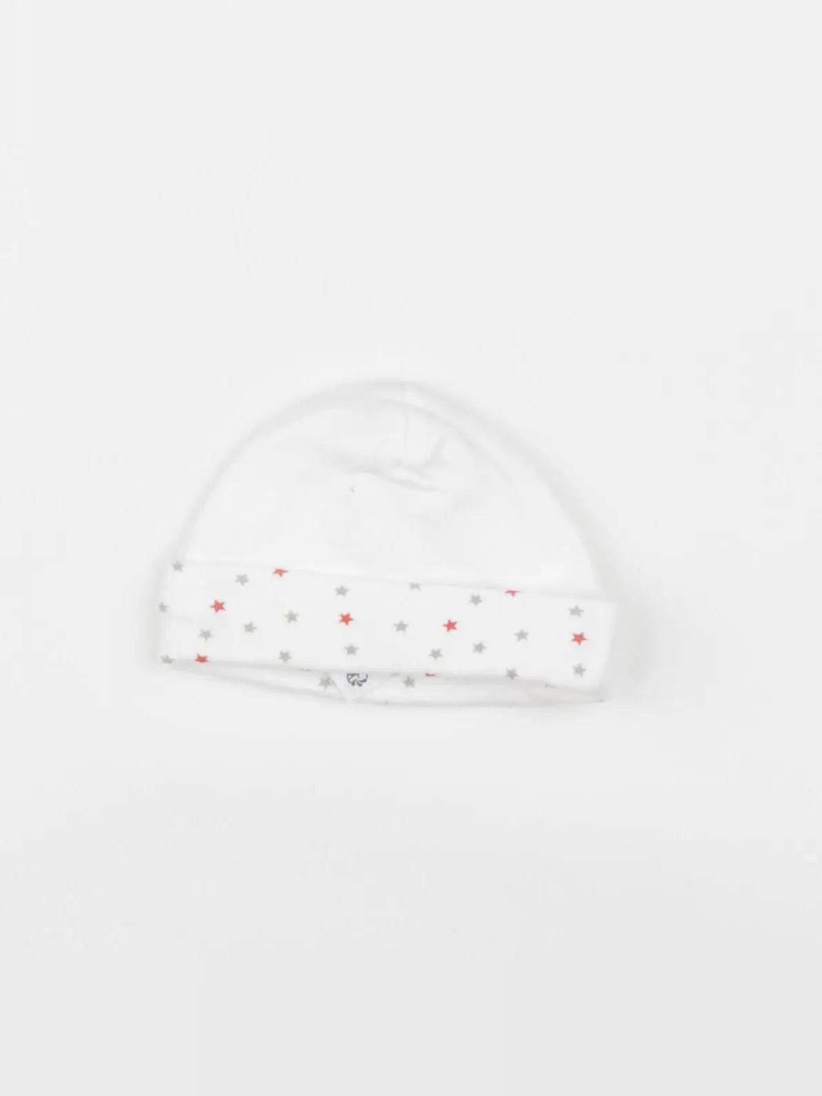 Vertbaudet - bonnet de naissance blanc - 12 mois