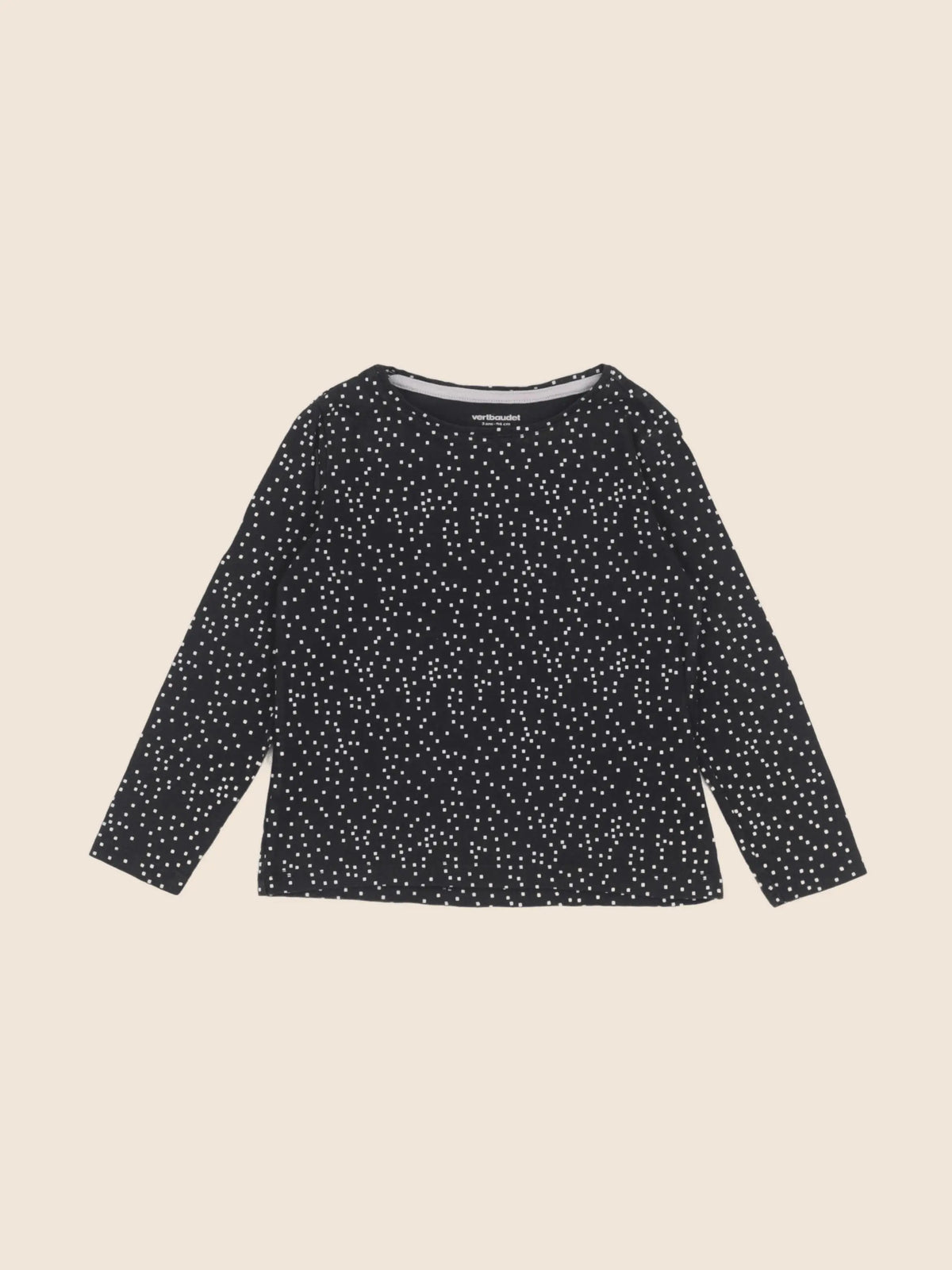 Vertbaudet - tee-shirt noir - 3 ans