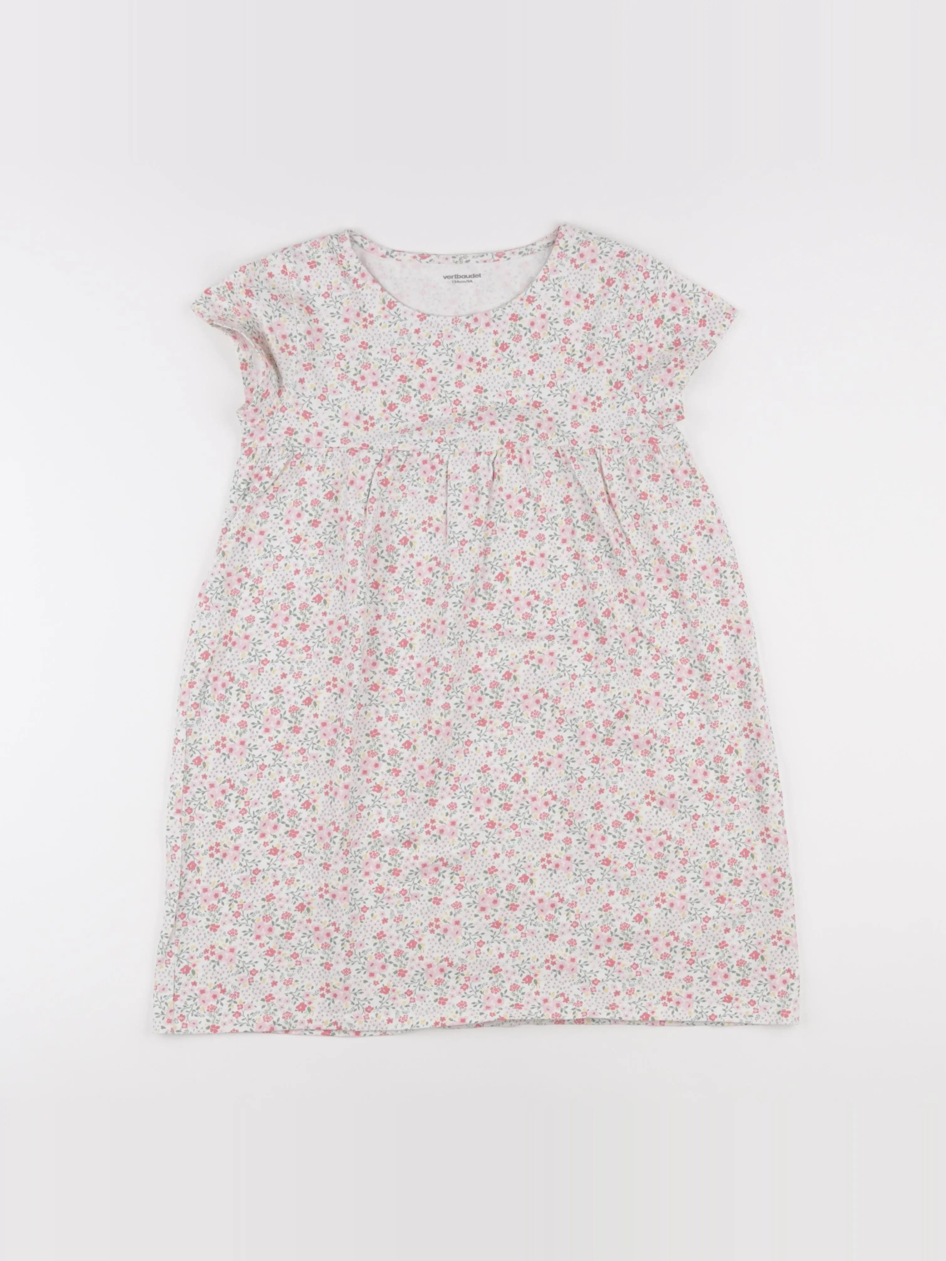 Vertbaudet - robe blanc - 9 ans