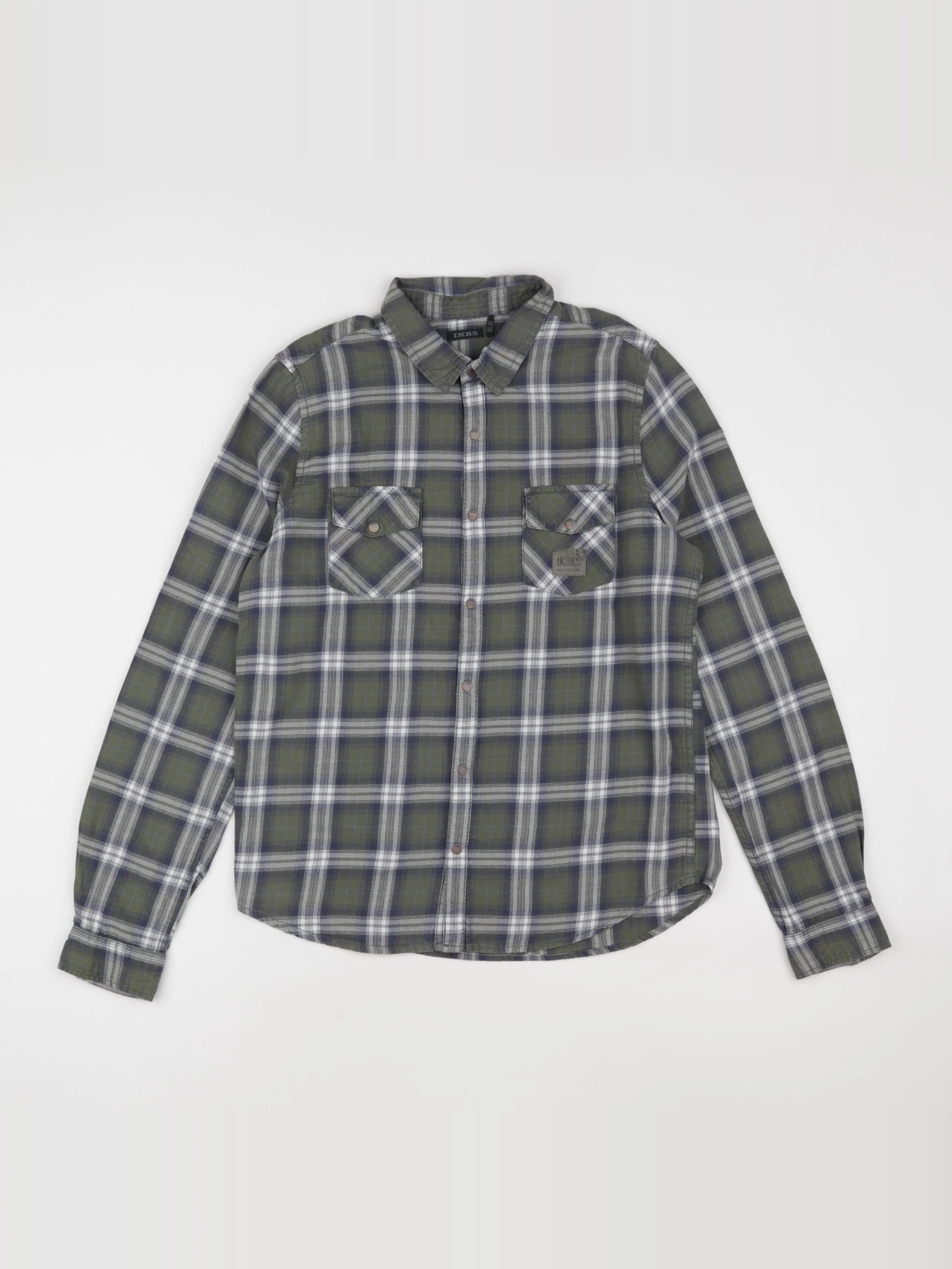 IKKS - chemise vert - 14 ans