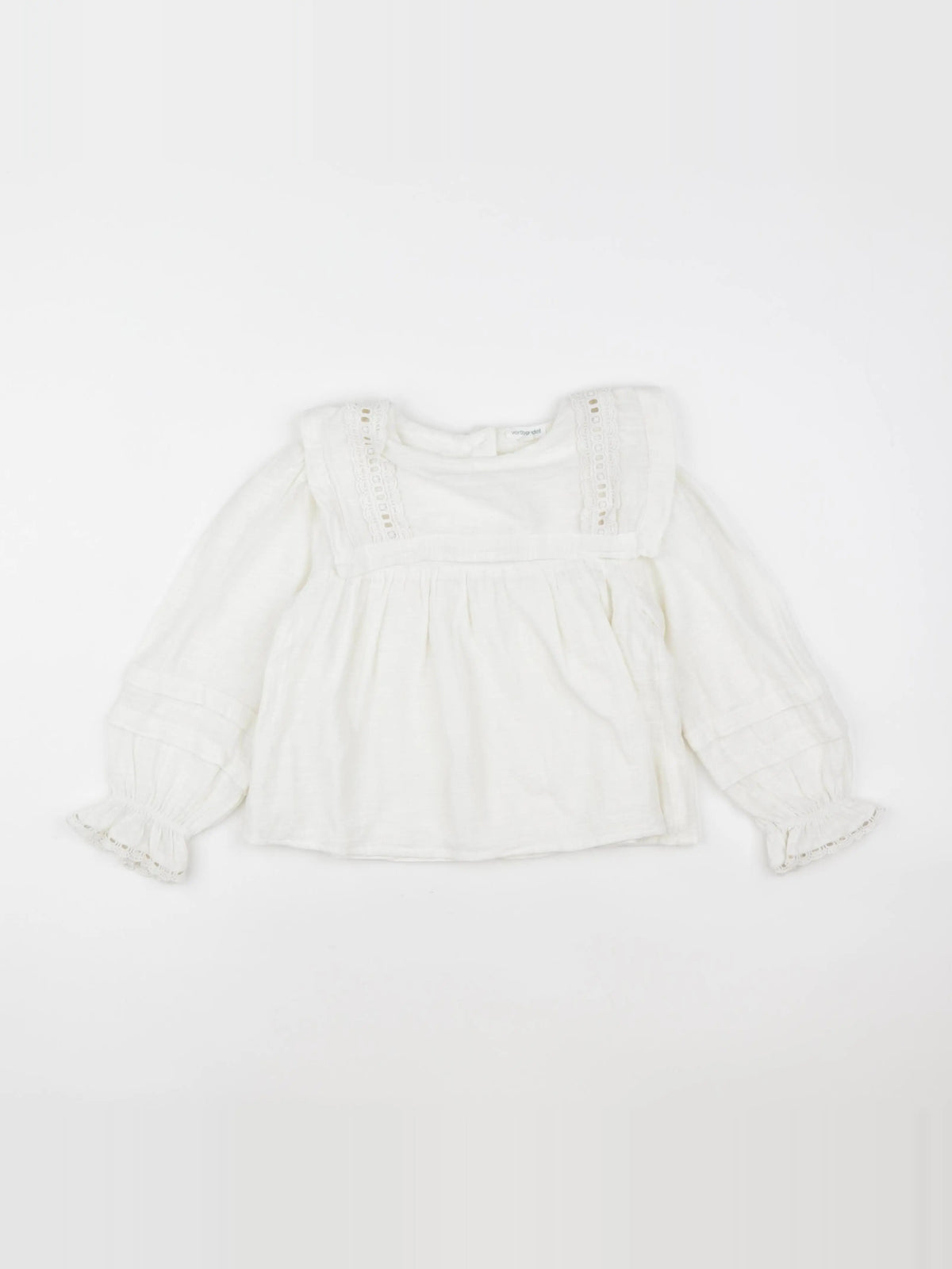 Vertbaudet - blouse blanc - 6 ans