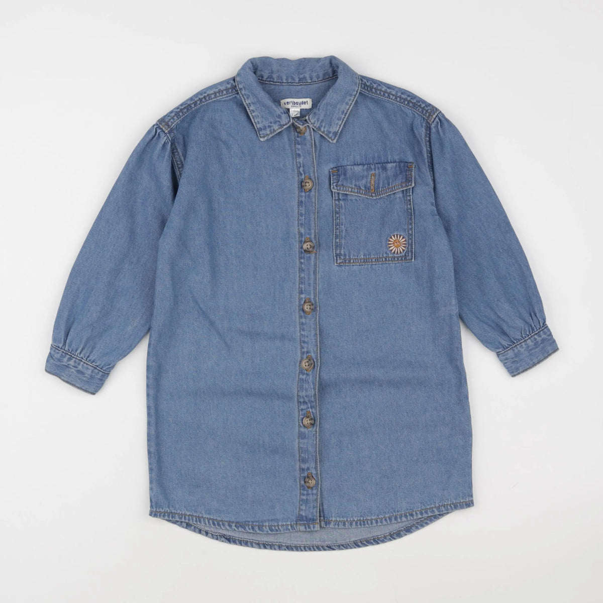 Vertbaudet - robe bleu - 6 ans