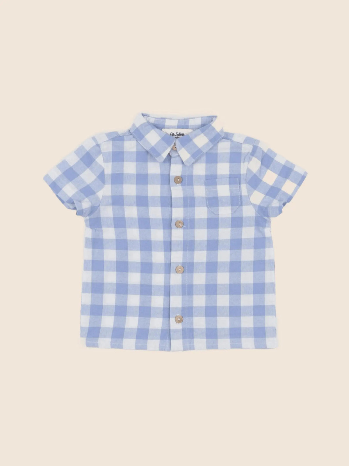 Les Lutins Paris - chemise bleu - 6 mois