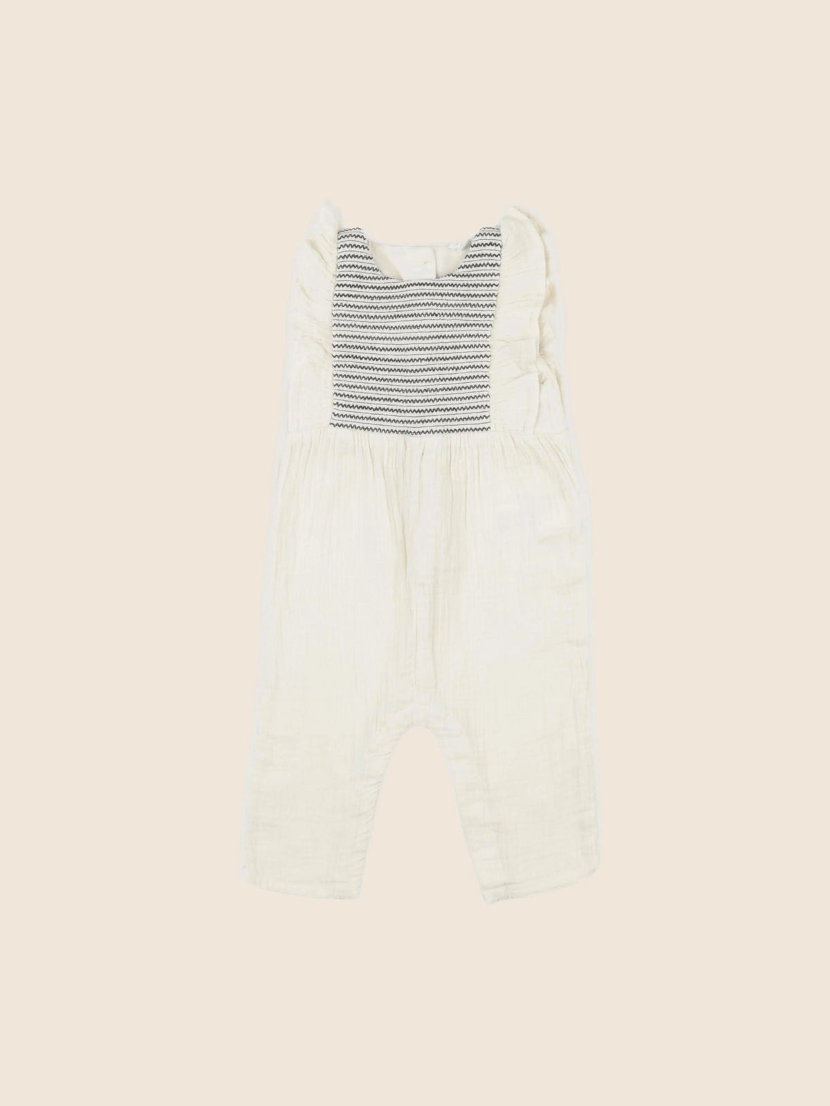 Vertbaudet - combinaison beige - 12 mois