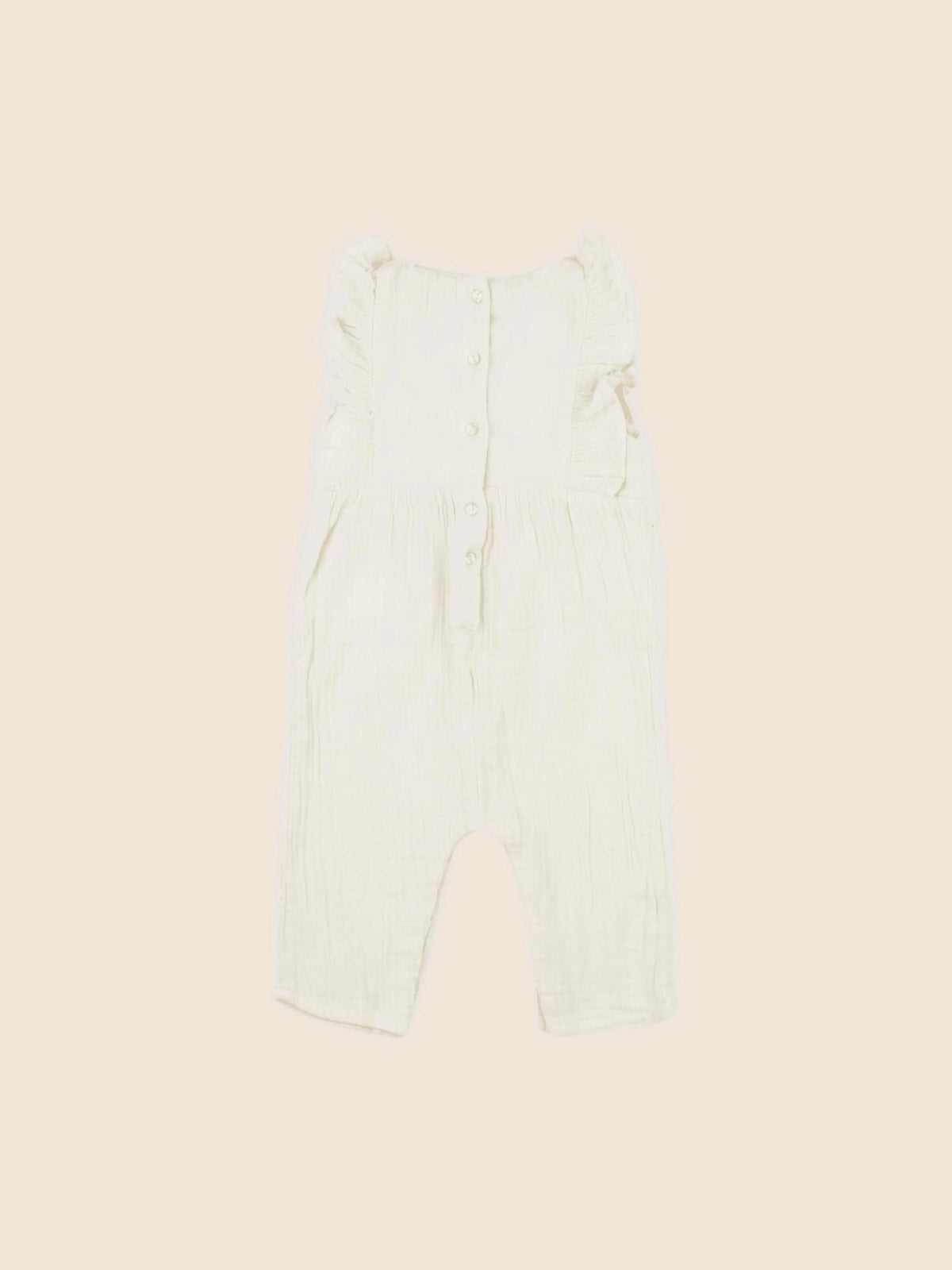 Vertbaudet - combinaison beige - 12 mois