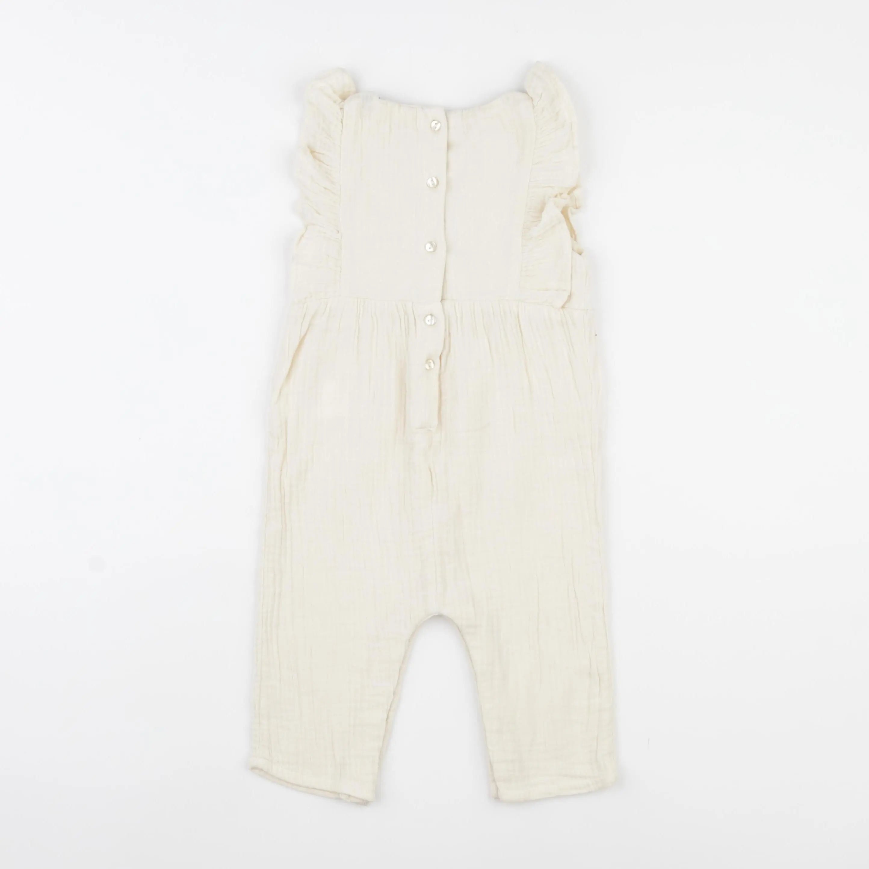 Vertbaudet - combinaison beige - 12 mois