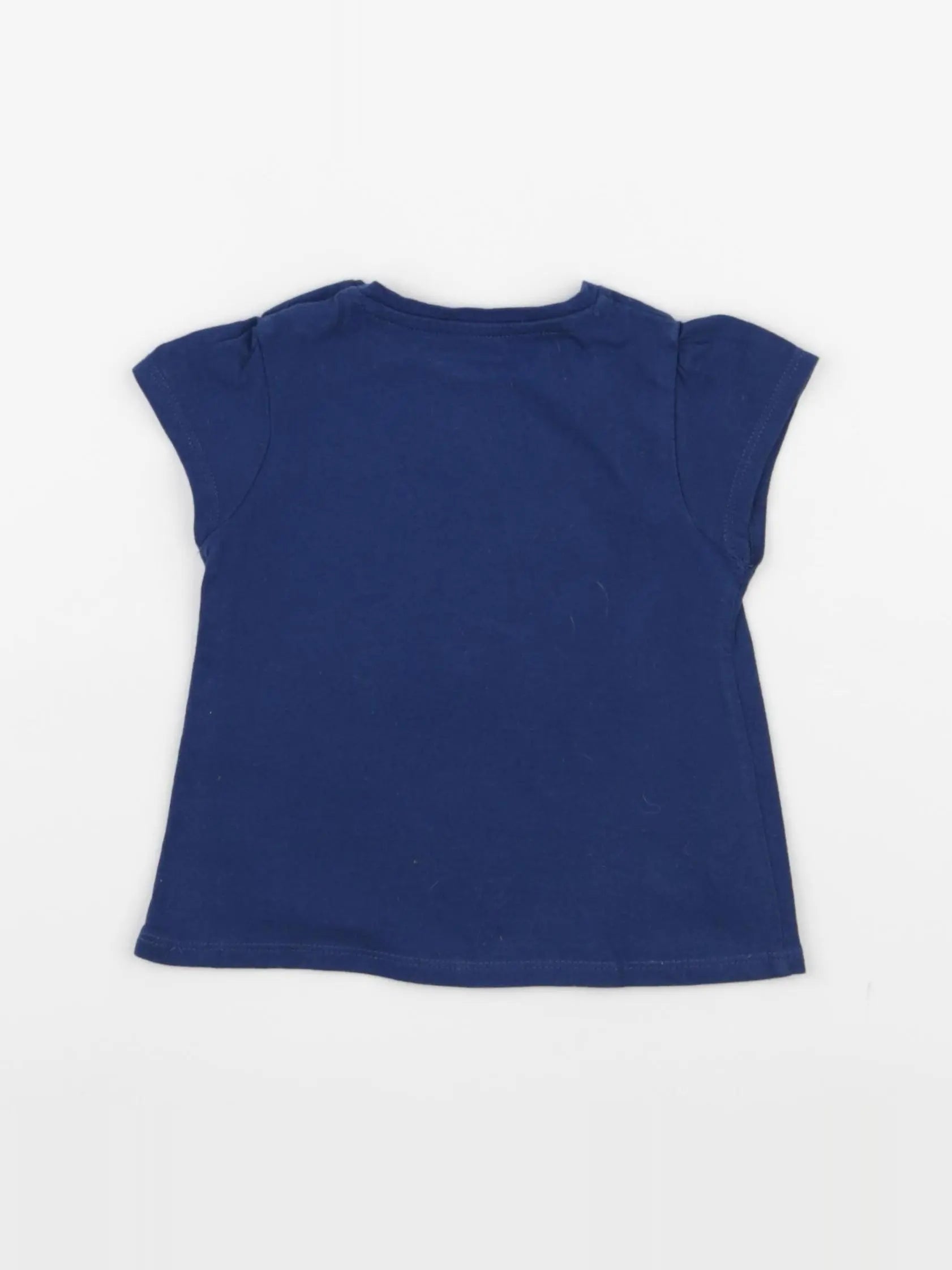 Vertbaudet - tee-shirt bleu - 6 mois