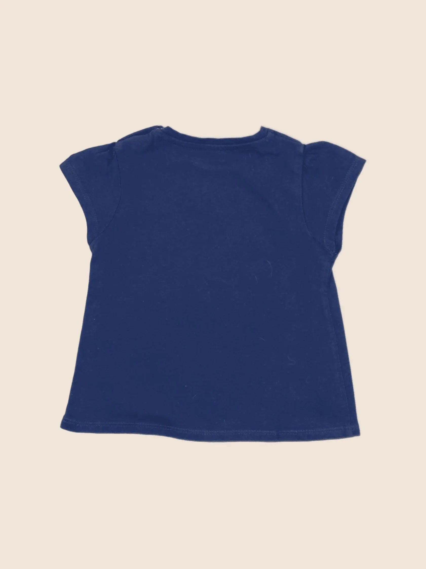 Vertbaudet - tee-shirt bleu - 6 mois