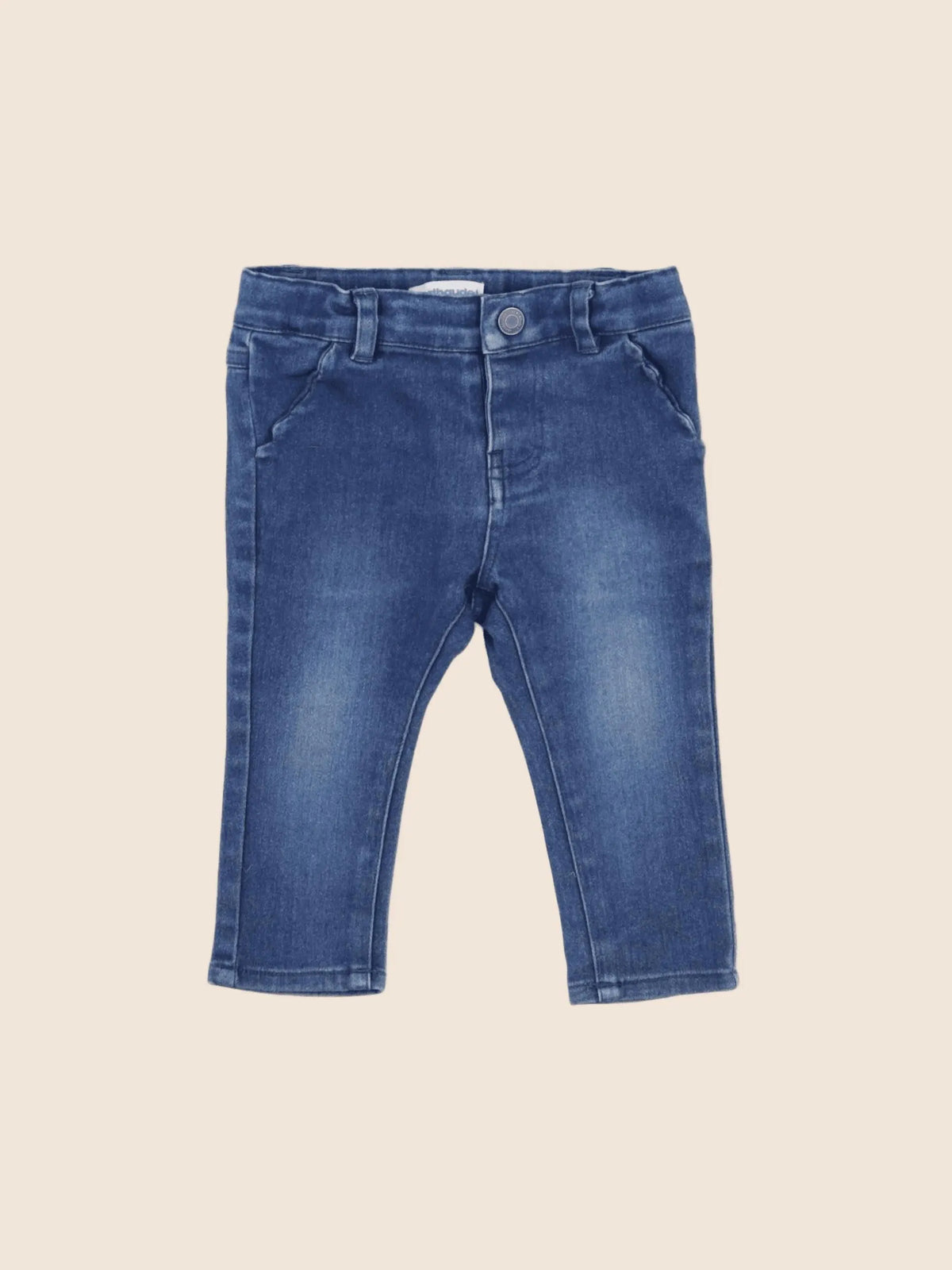 Vertbaudet - jegging bleu - 9 mois
