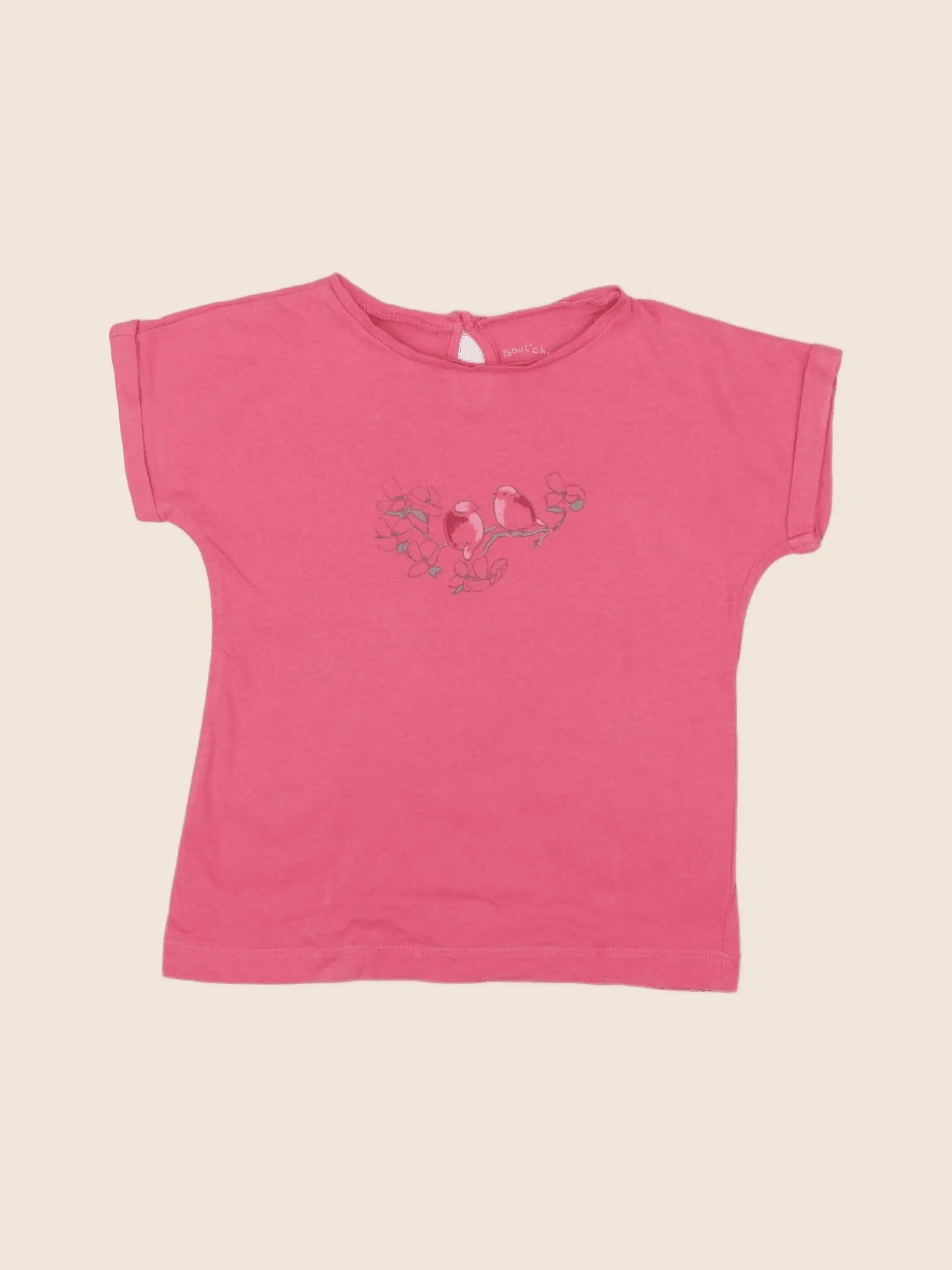 Boutchou - tee-shirt rose - 36 mois