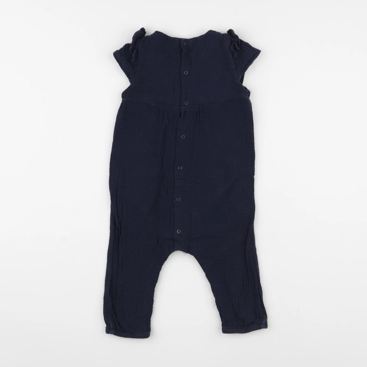 Vertbaudet - combinaison bleu - 12 mois