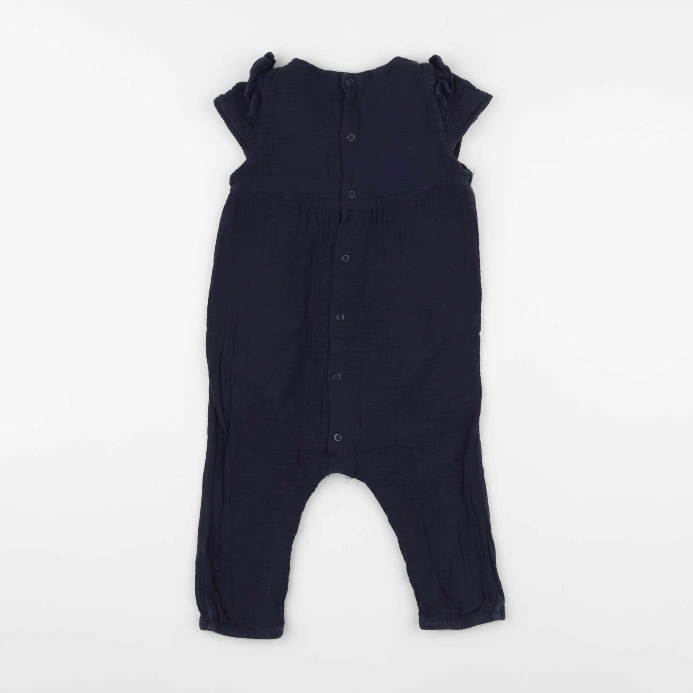 Vertbaudet - combinaison bleu - 12 mois